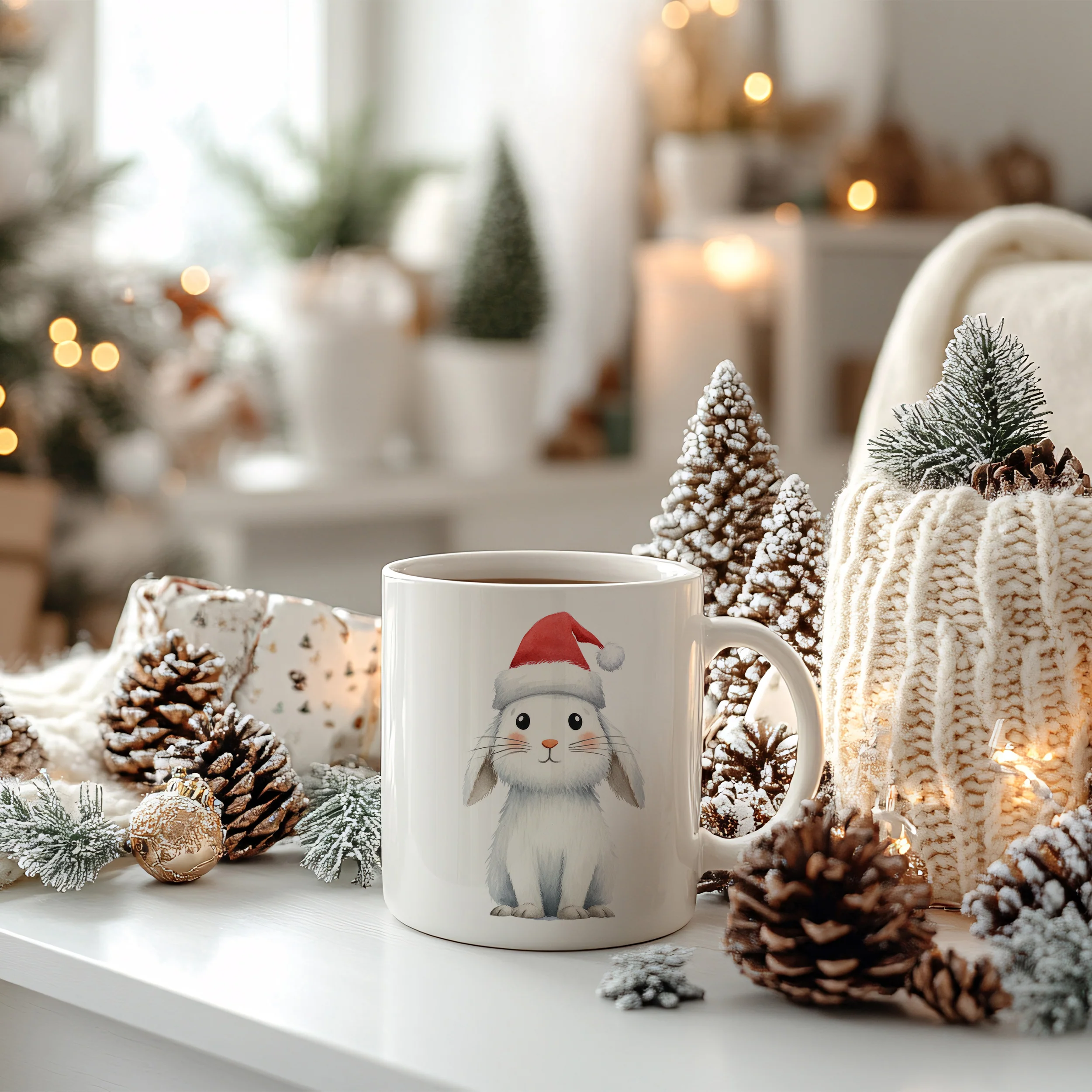 Tasse Weihnachts-Hase - Image 4