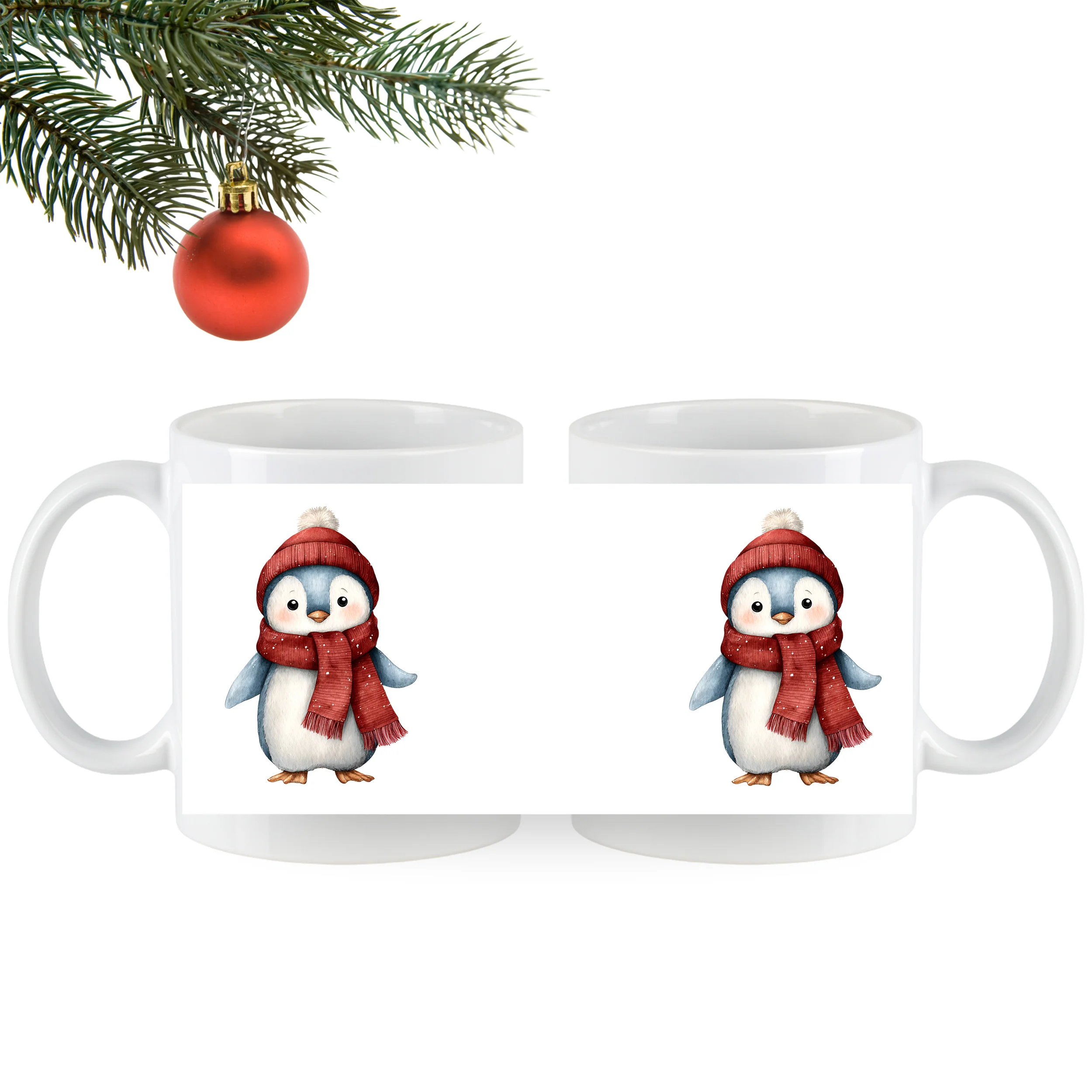 Tasse Weihnachts-Pinguin - Image 5