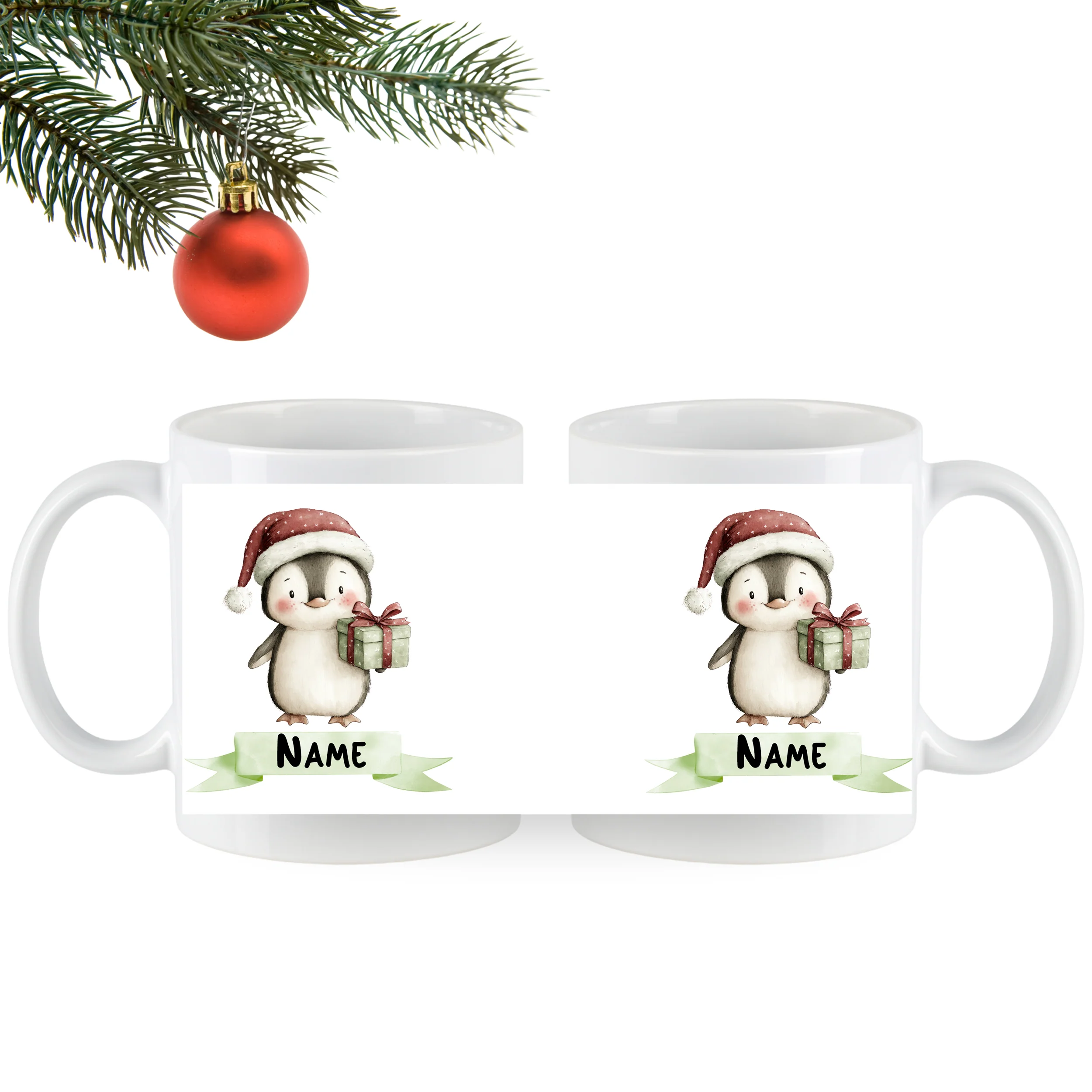 Tasse Weihnachts-Pinguin - Image 5