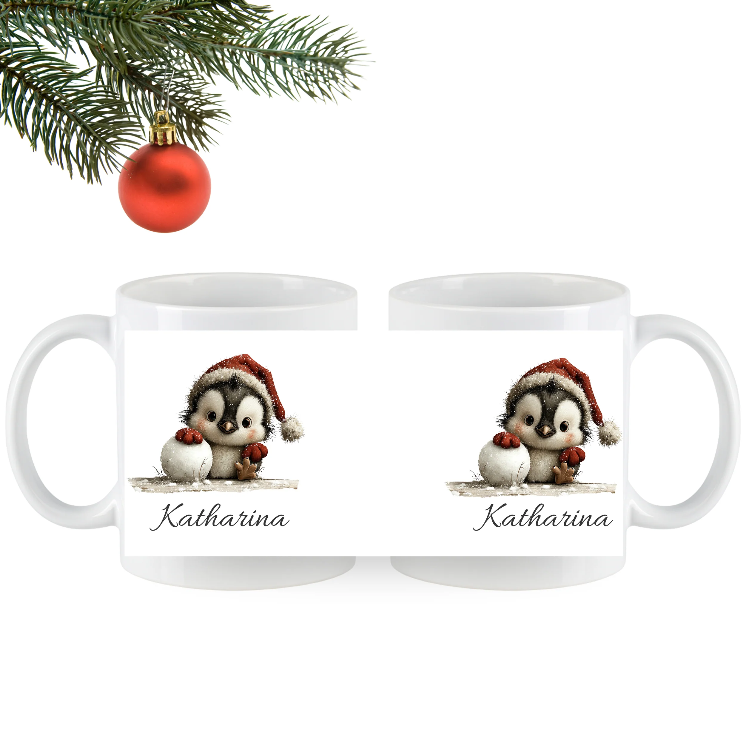 Tasse Weihnachts-Pinguin - Image 5