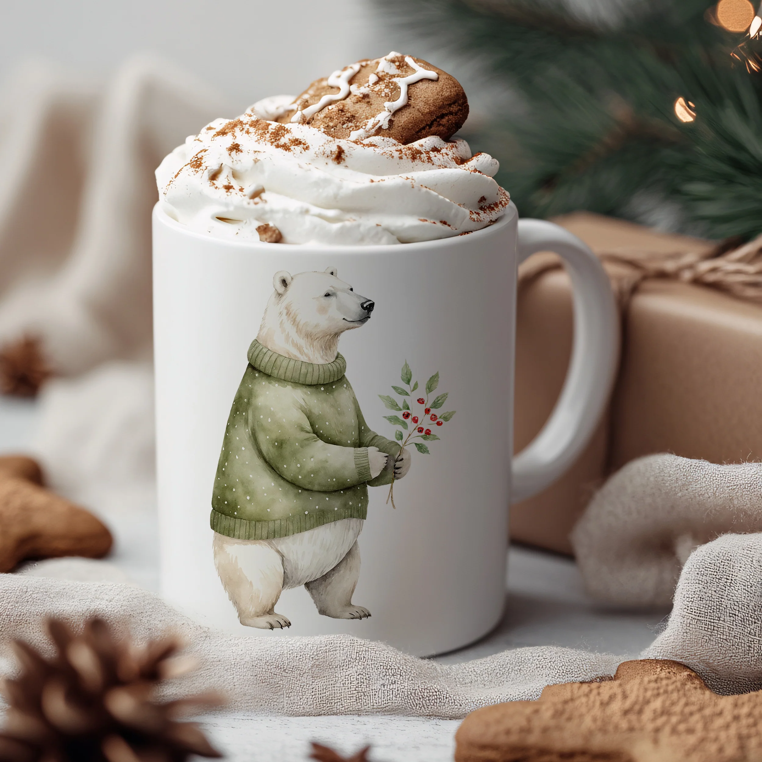 Tasse Weihnachtsbär - Image 3