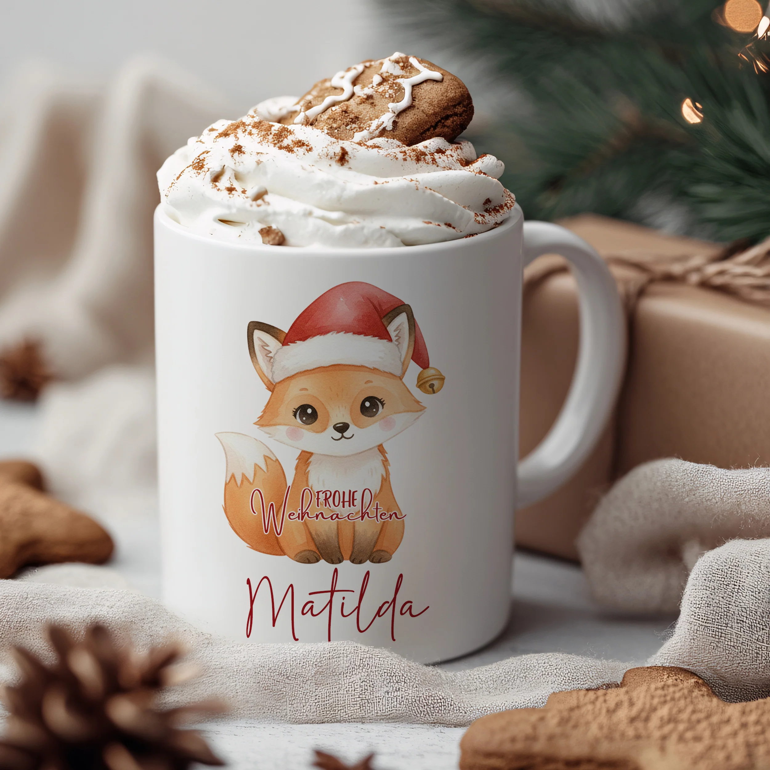 Tasse Weihnachtsfuchs - Image 3