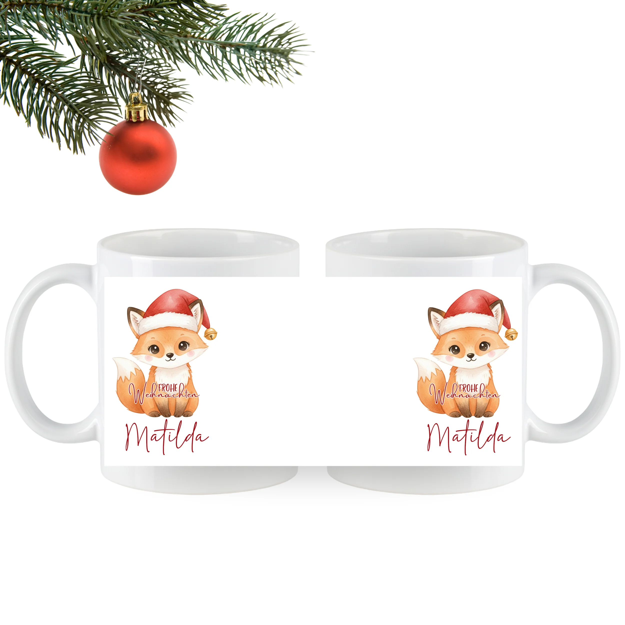 Tasse Weihnachtsfuchs - Image 5