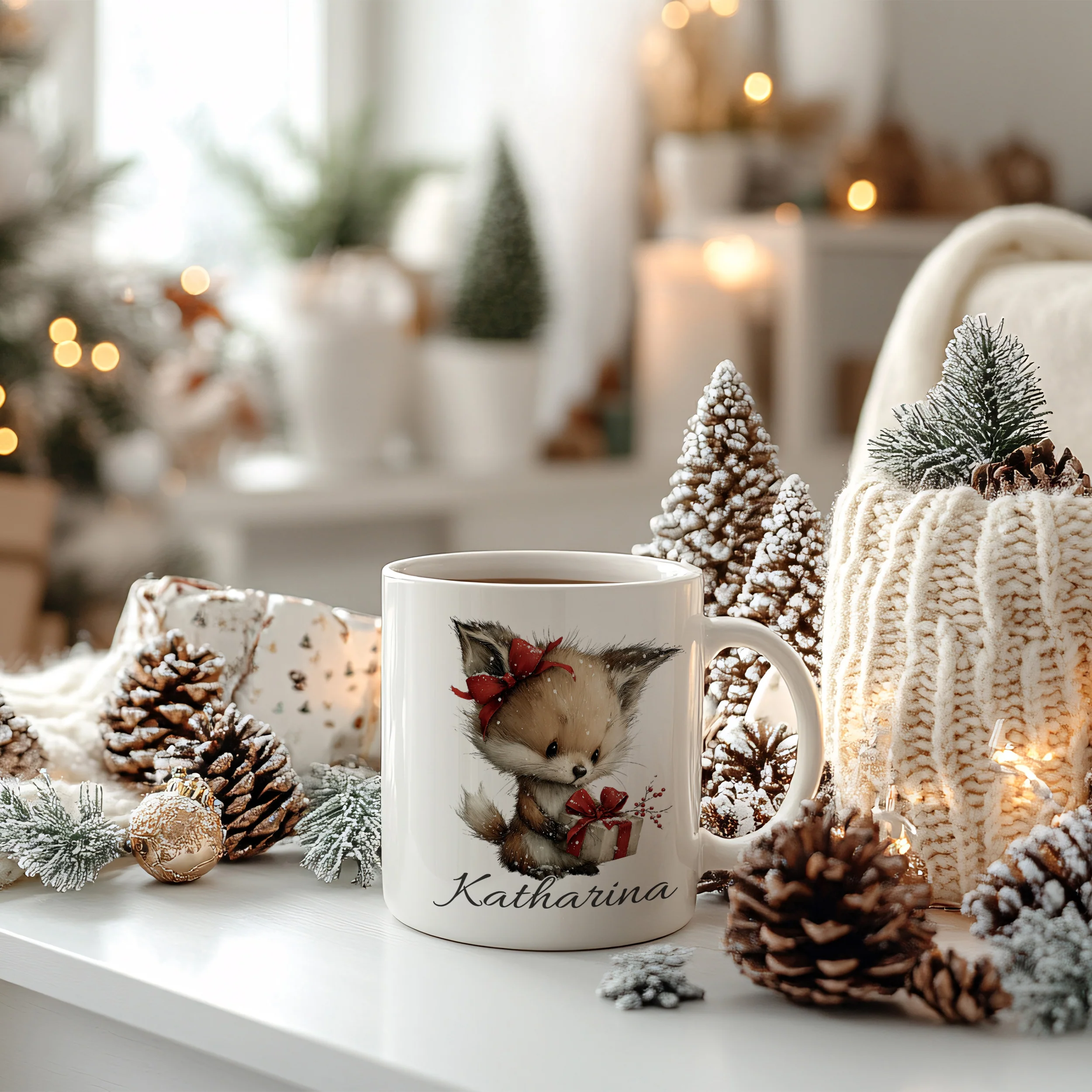 Tasse Weihnachtsfuchs - Image 4