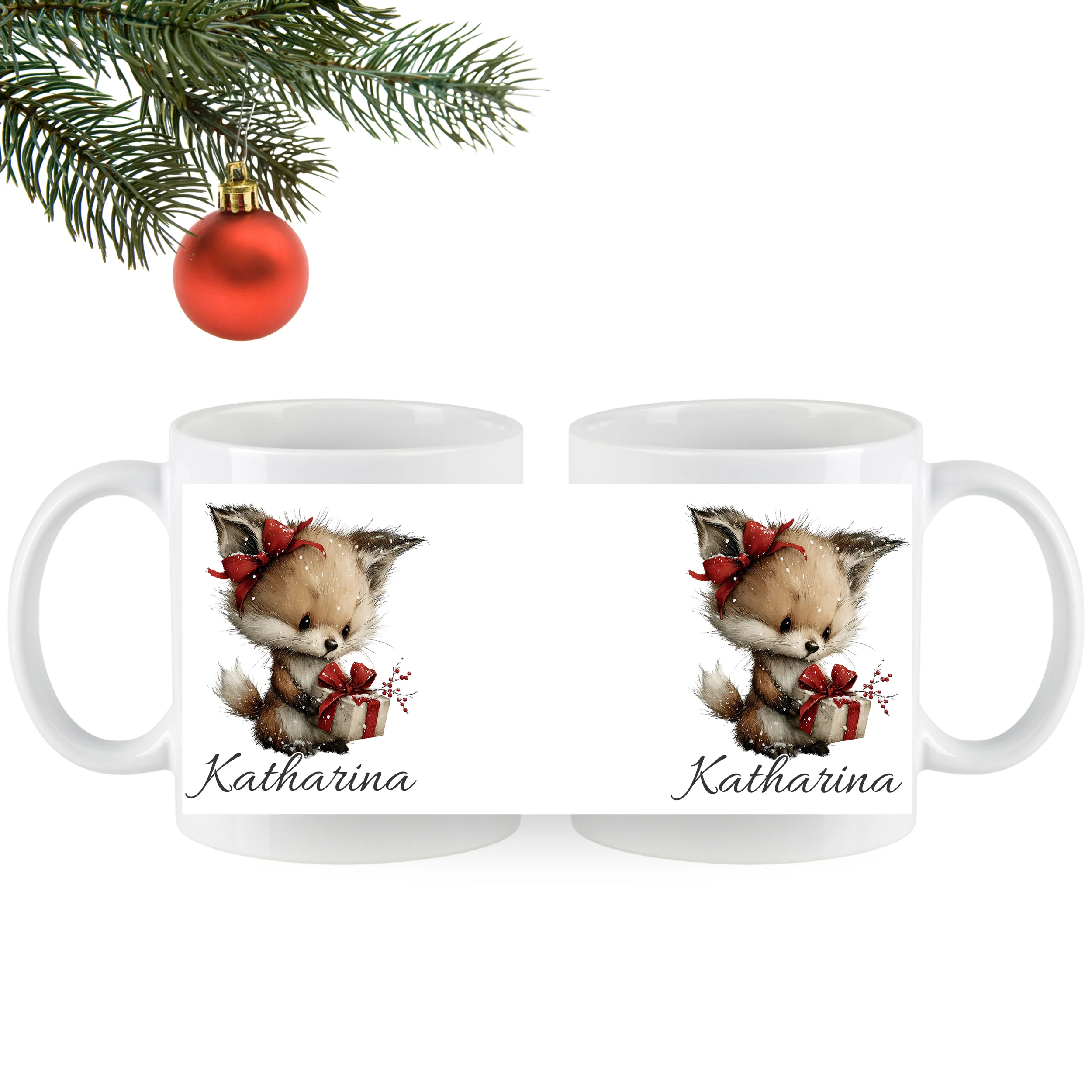 Tasse Weihnachtsfuchs - Image 5