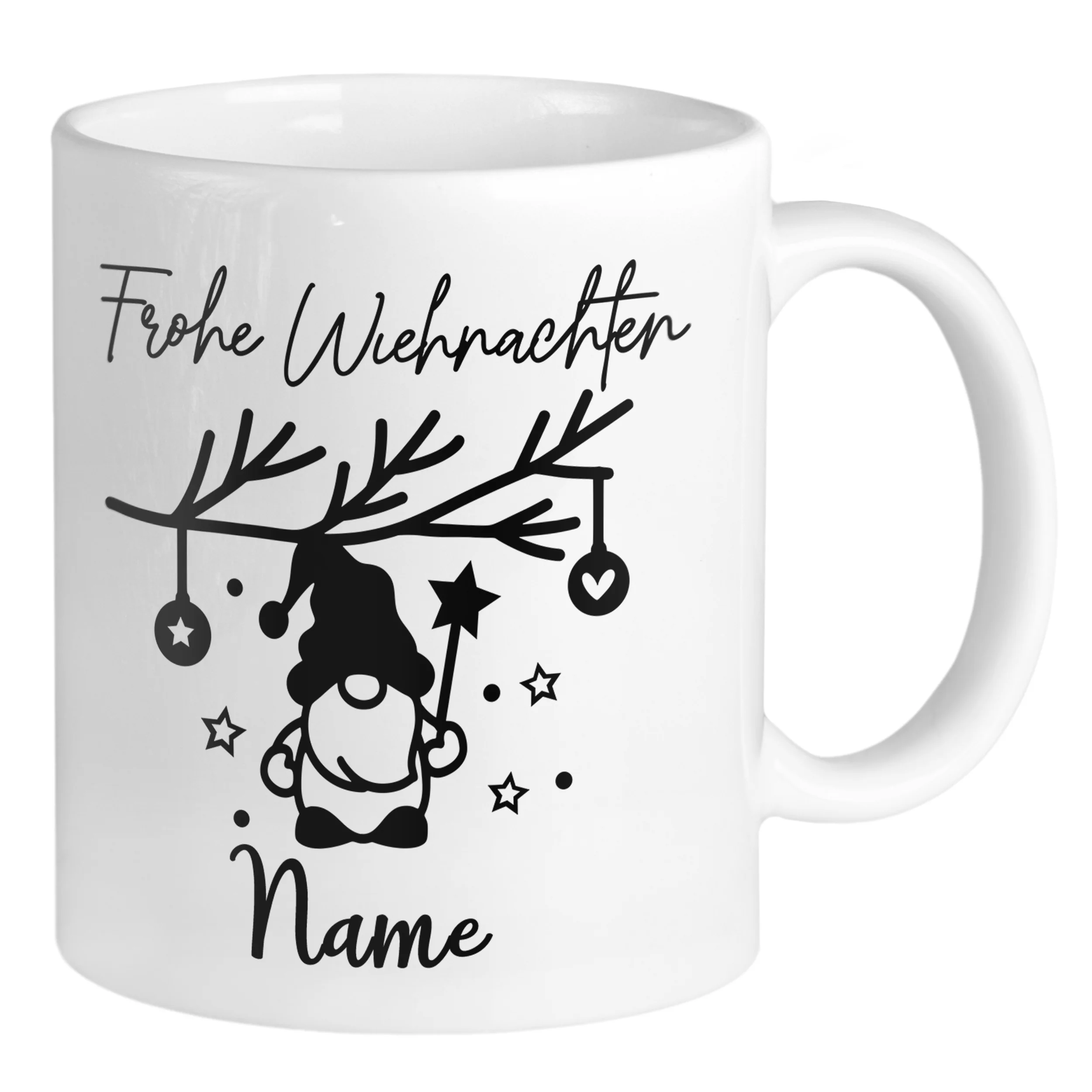 Tasse Weihnachtsgnom - Frohe Weihnachten mit persönlicher Note