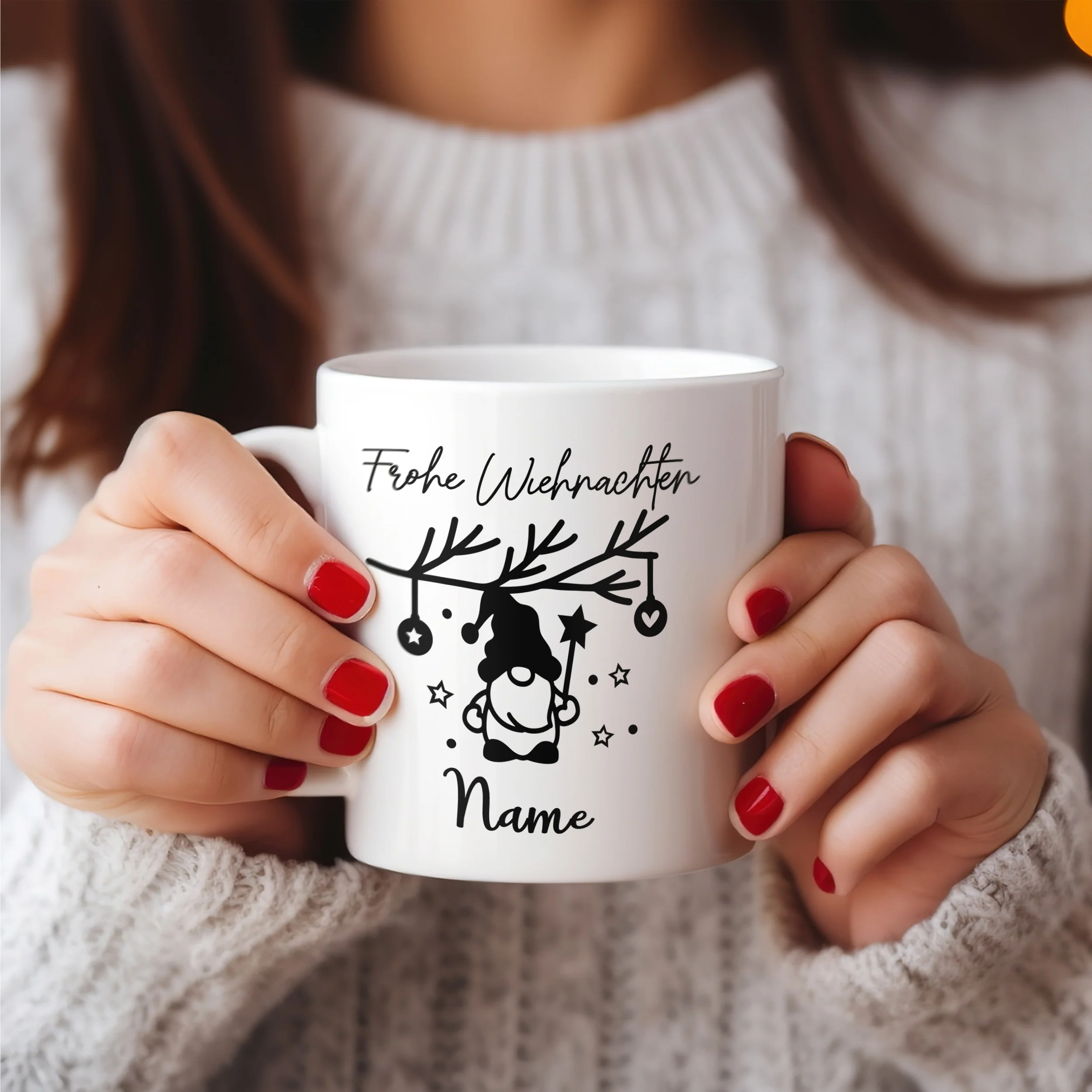 Tasse Weihnachtsgnom - Frohe Weihnachten mit persönlicher Note - Image 4