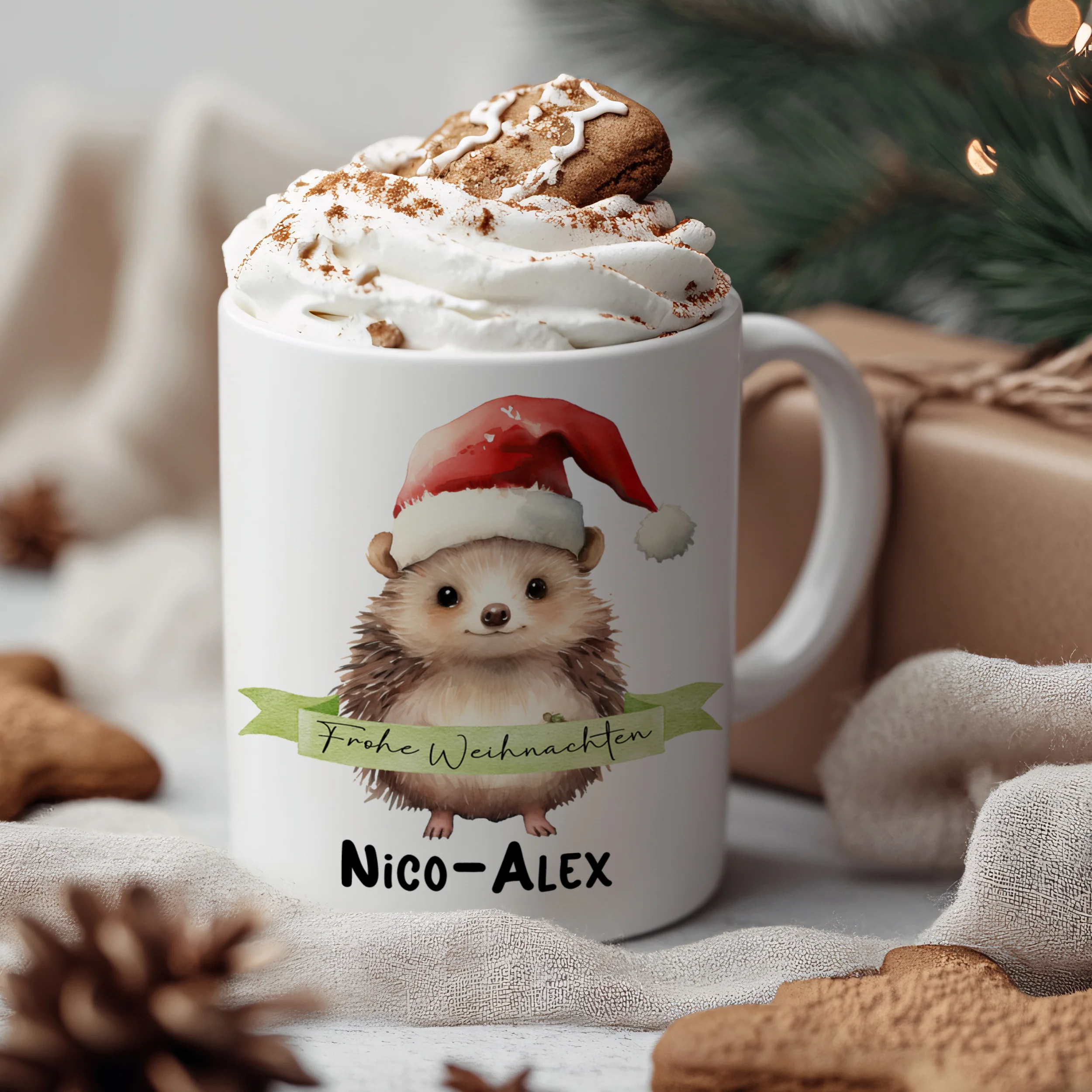 Tasse Weihnachtsigel - Image 3