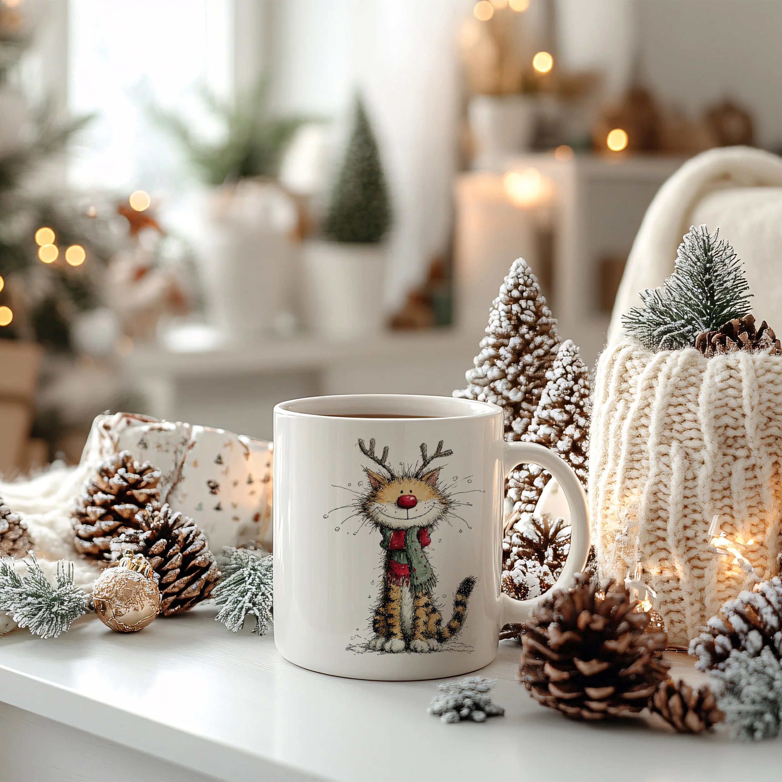 Tasse Weihnachtskatze - Image 4