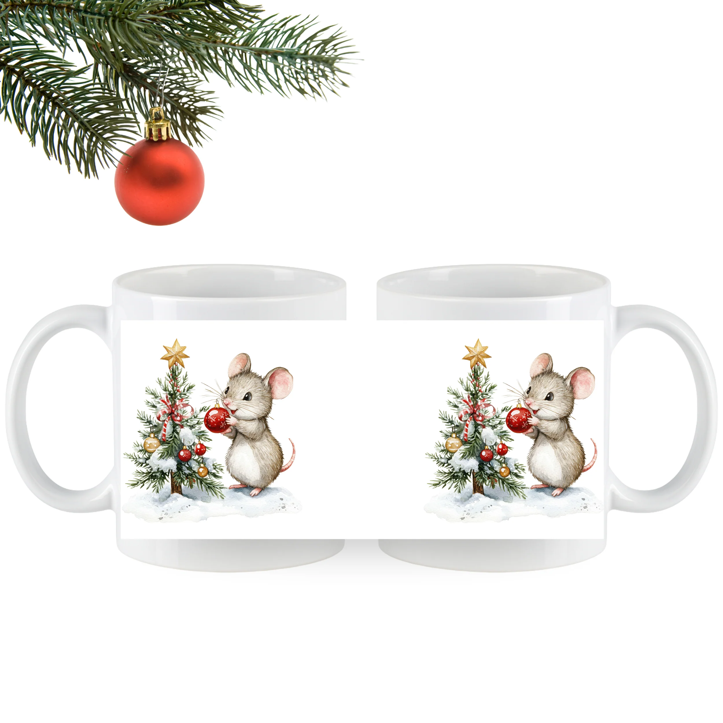 Tasse Weihnachtsmaus - Image 5