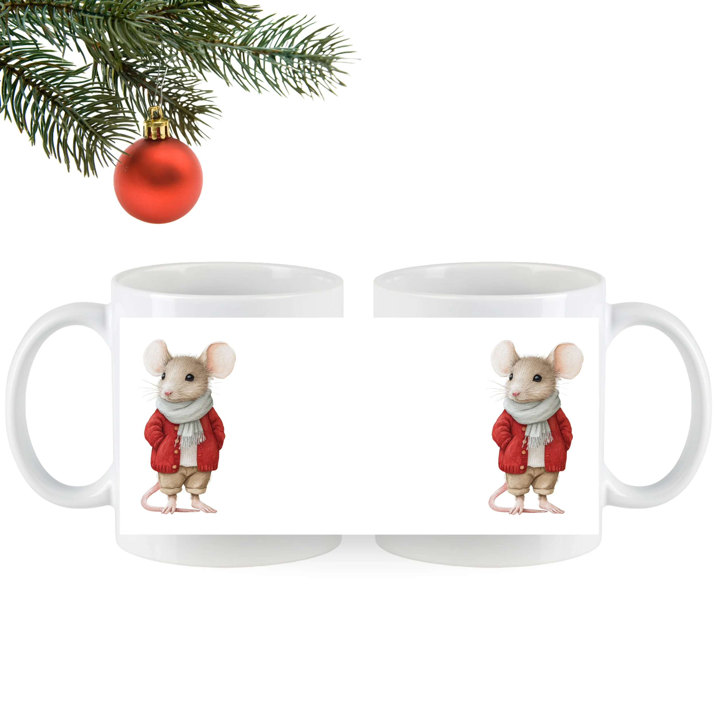Tasse Weihnachtsmaus - Image 5