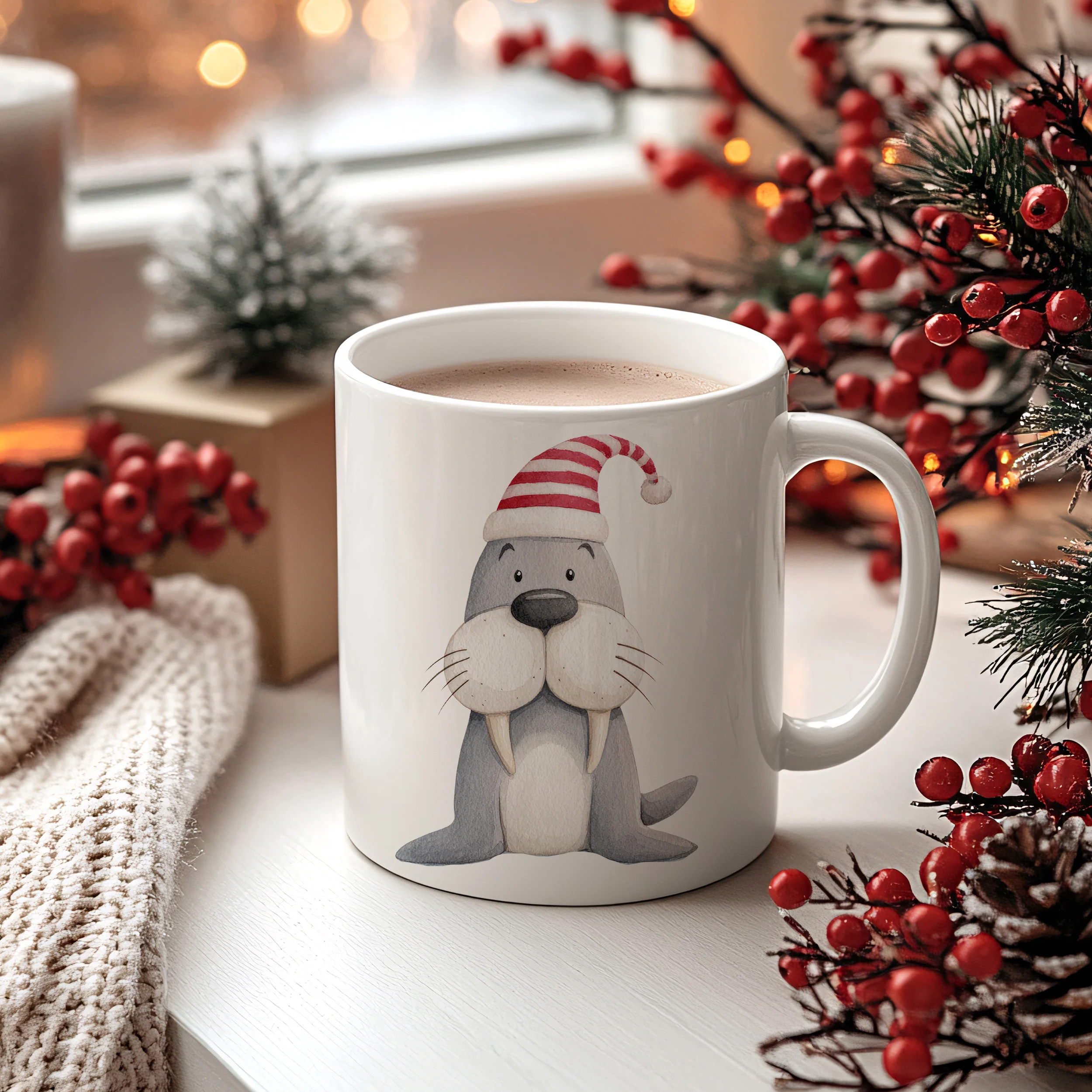 Tasse Weihnachtswalross - Image 2