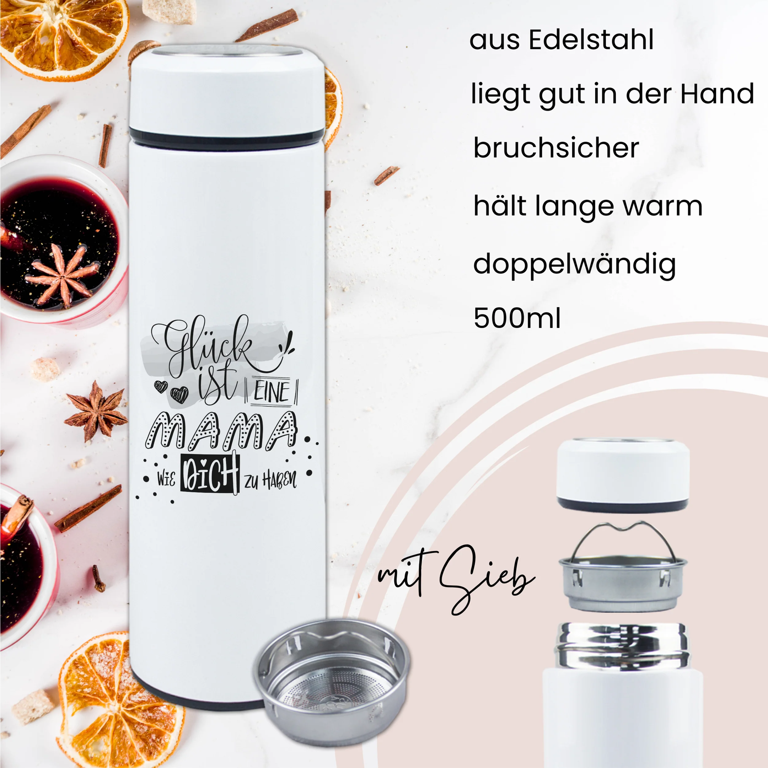 Tee Thermobecher für Mama - Image 3