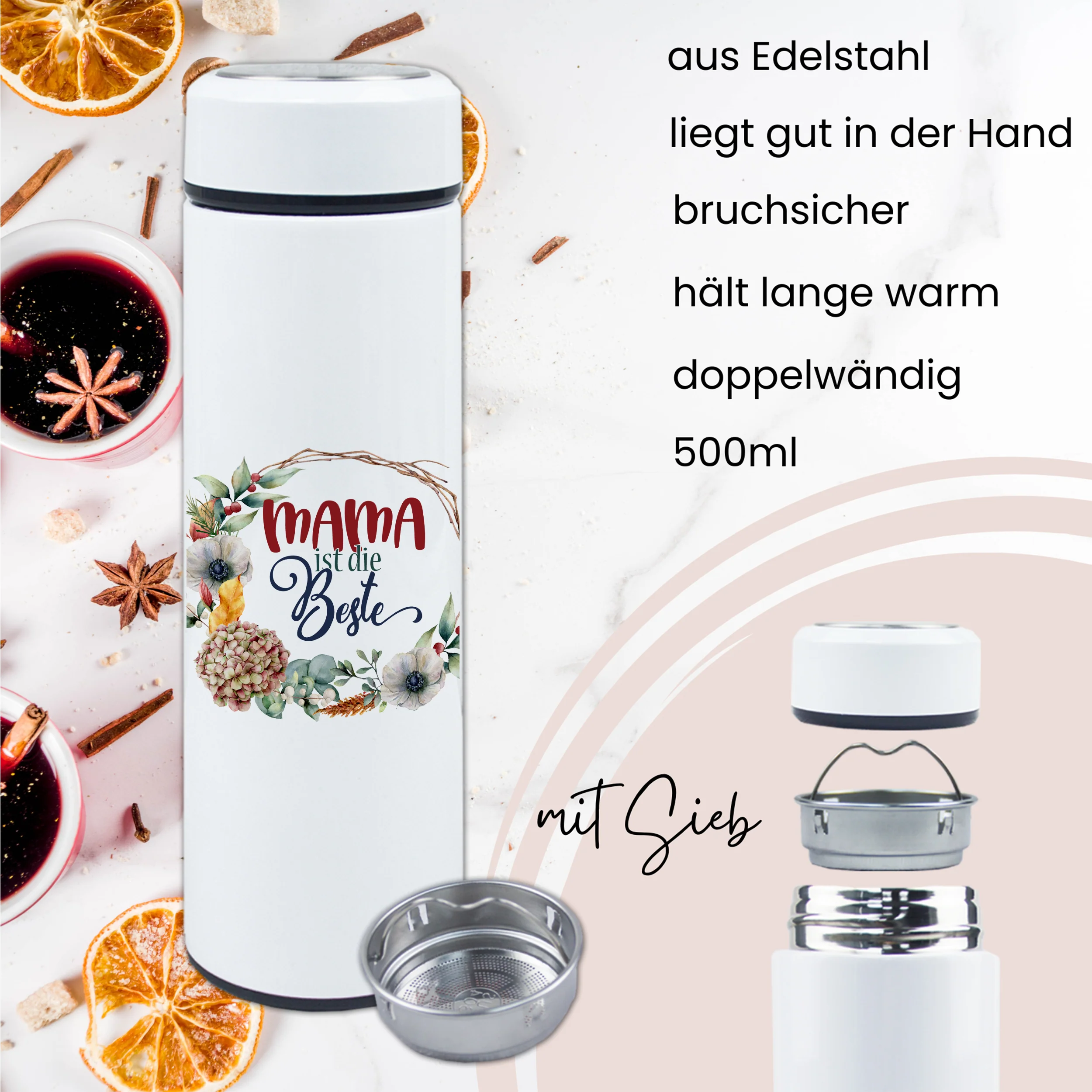 Tee Thermobecher für Mama - Image 3