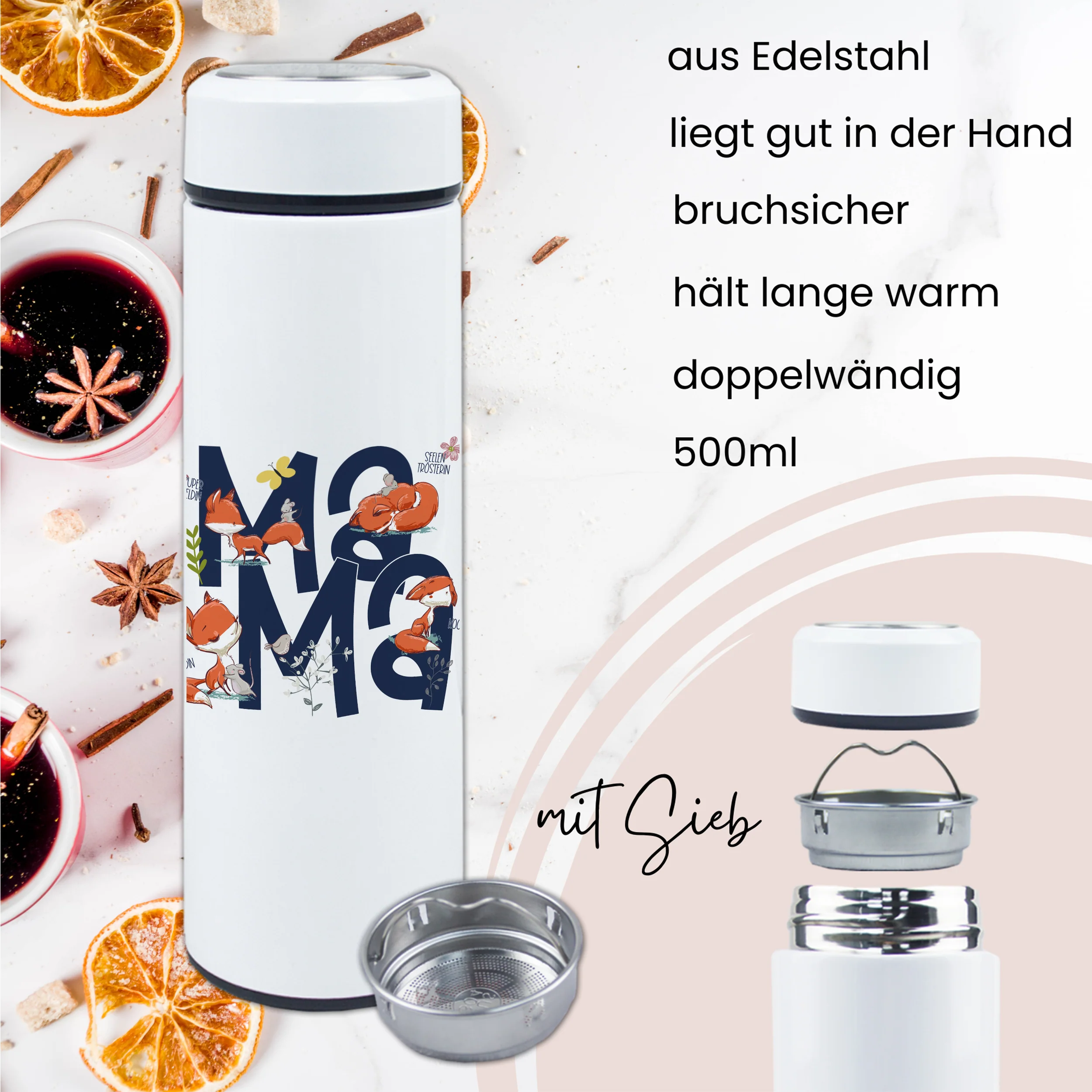 Tee Thermobecher für Mama - Image 3