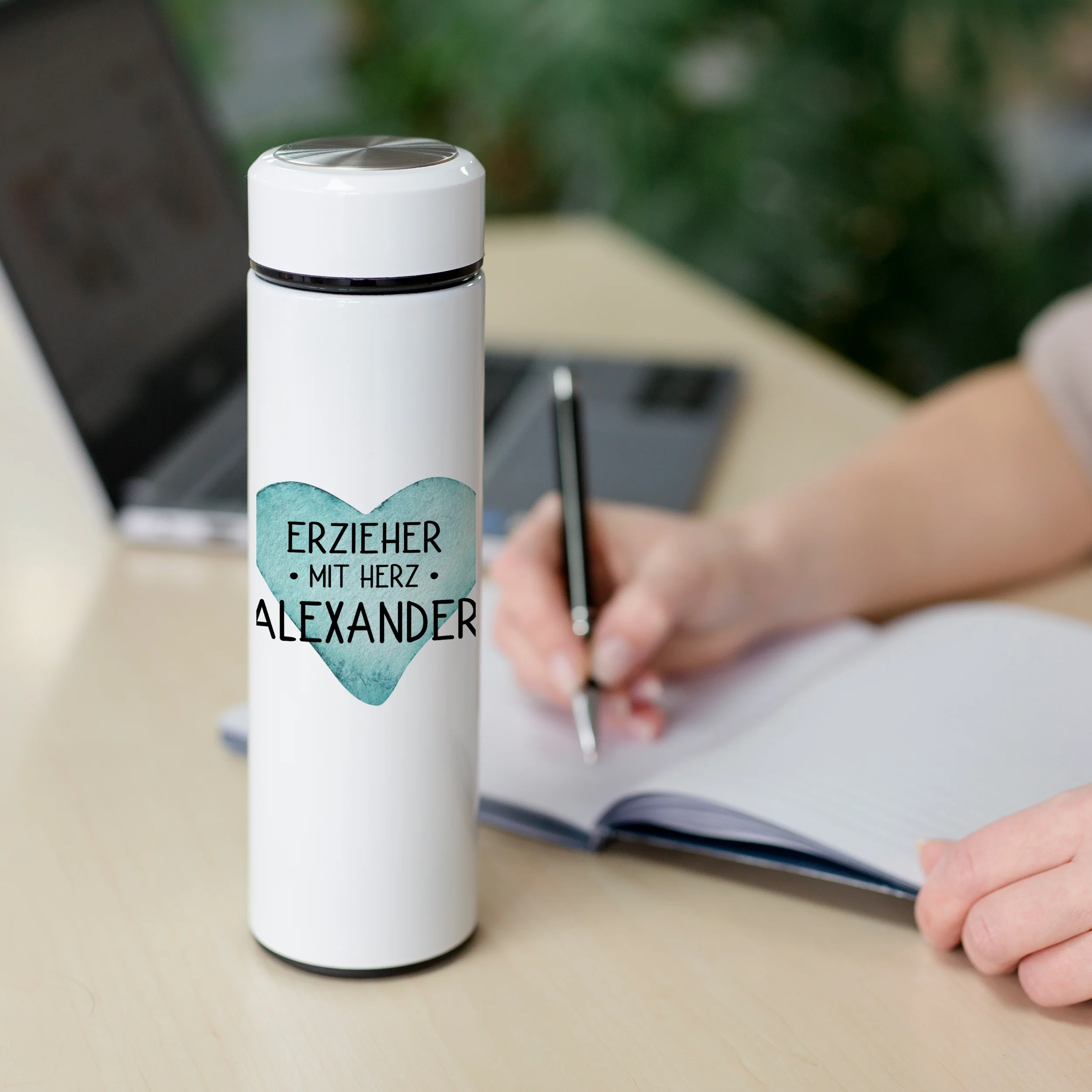 Tee Thermoflasche mit Herz - Für kreative Teemomente - Image 2