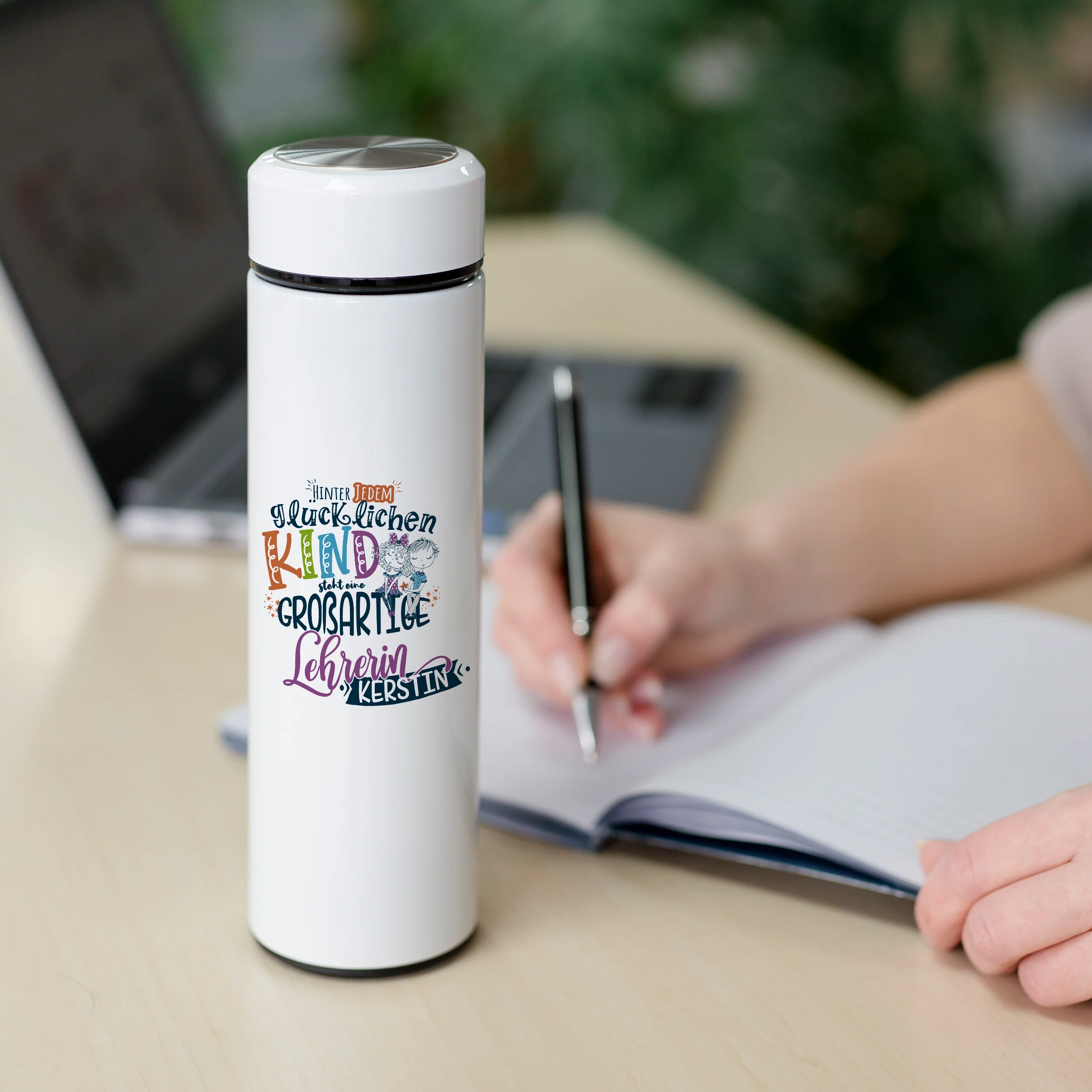 Tee Thermoflasche mit Lehrermotiv - Für besondere Momente - Image 2