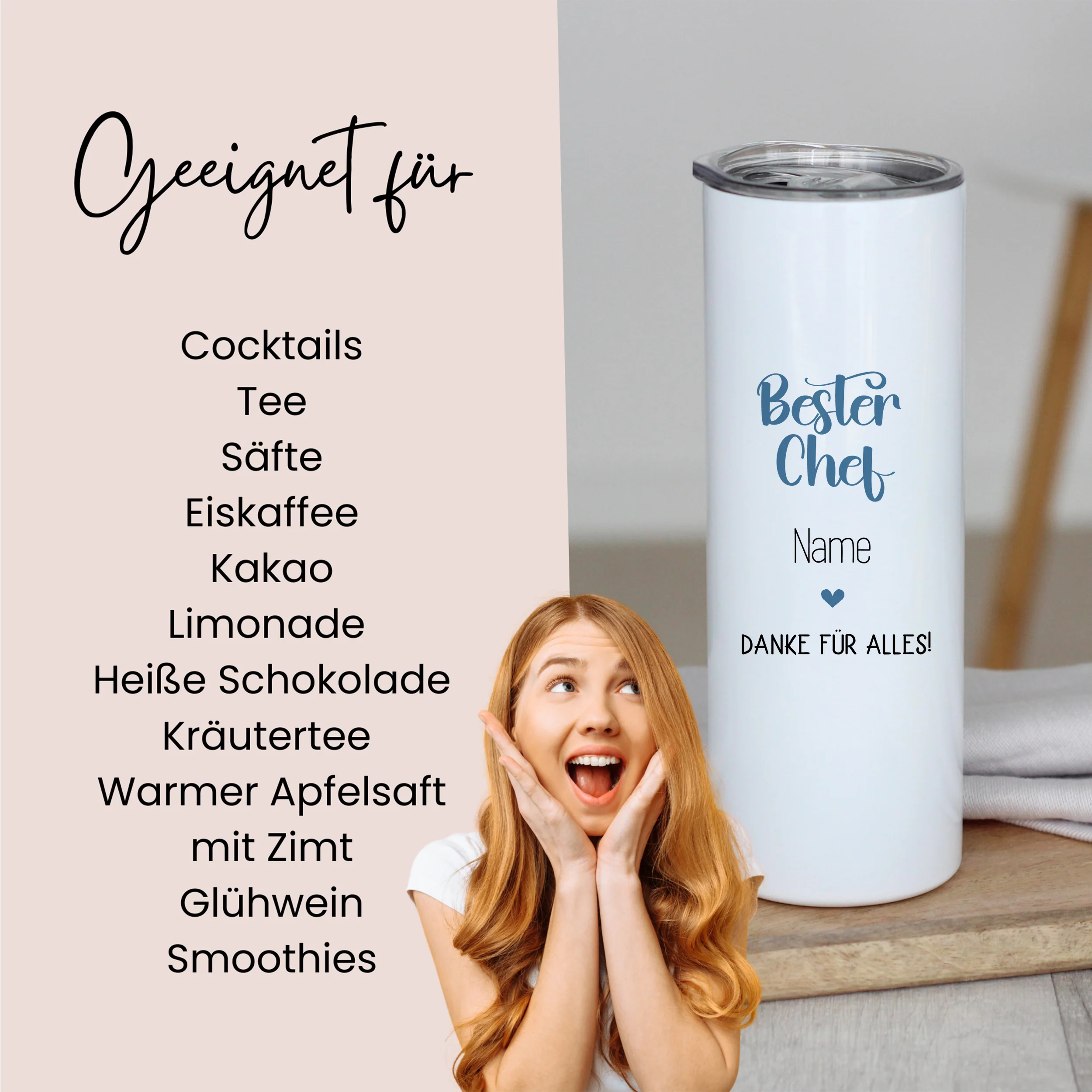 Thermobecher Bester Chef - Wertschätzung für deinen Lieblingskollegen - Image 3