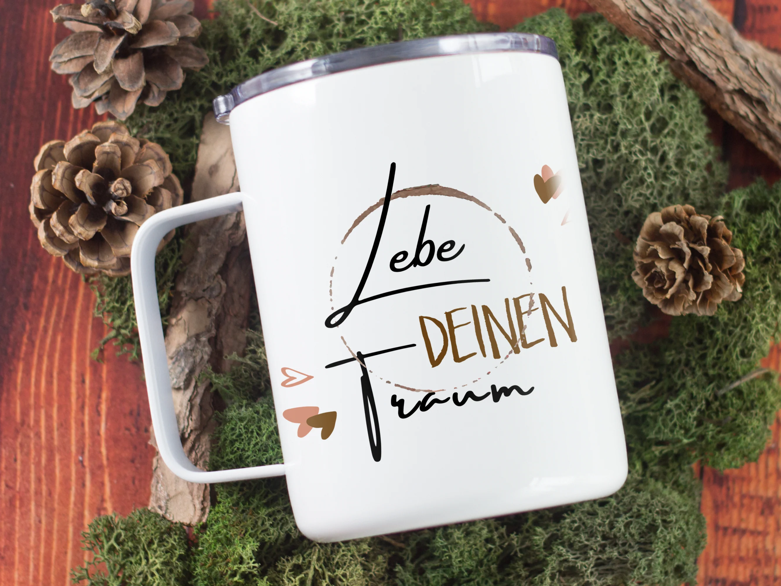 Thermobecher Lebe deinen Traum - Für Inspiration unterwegs - Image 6