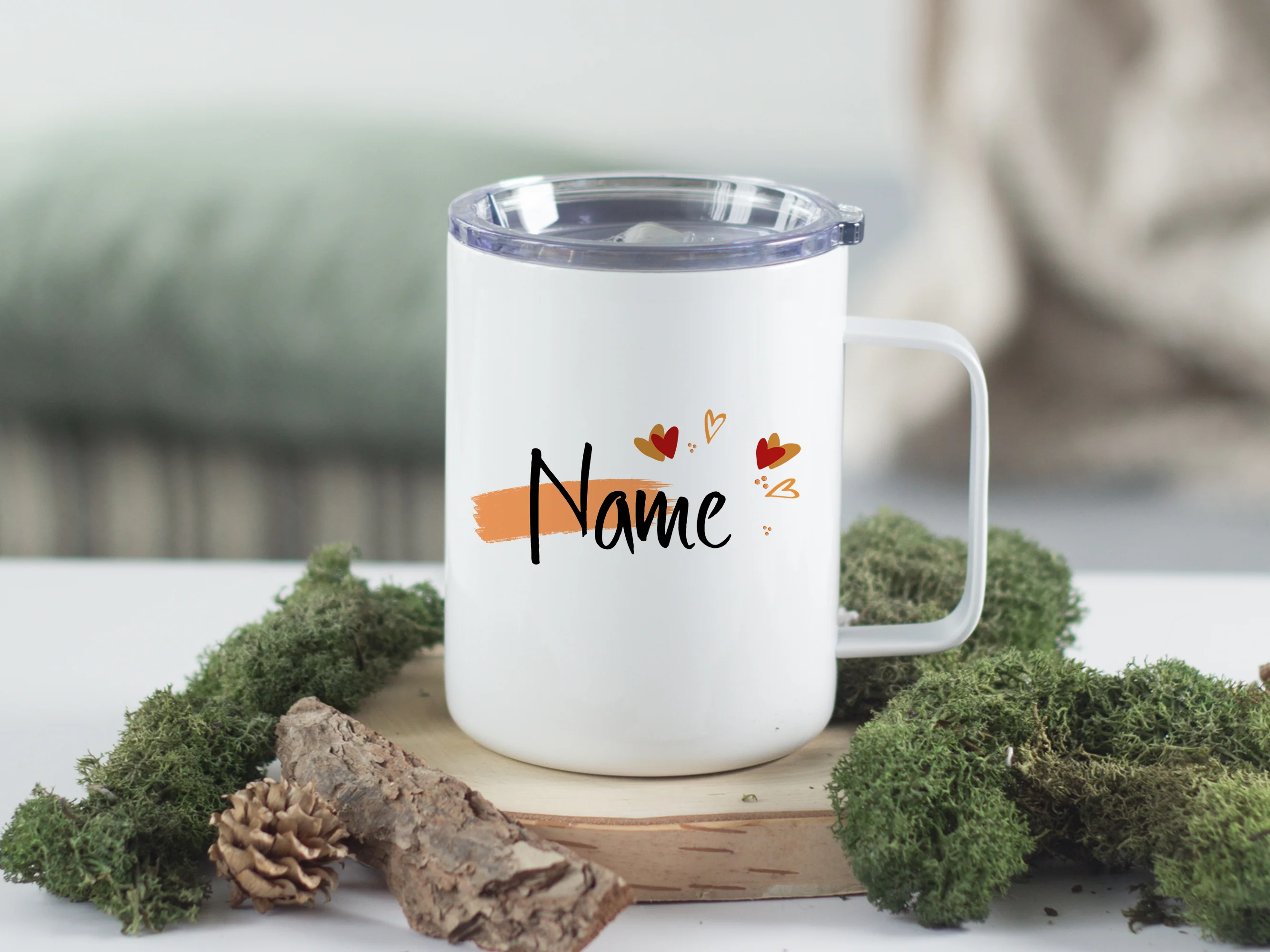 Thermobecher mit Kaffeegeschmack - Beginne deinen Tag mit einem Lächeln - Image 3