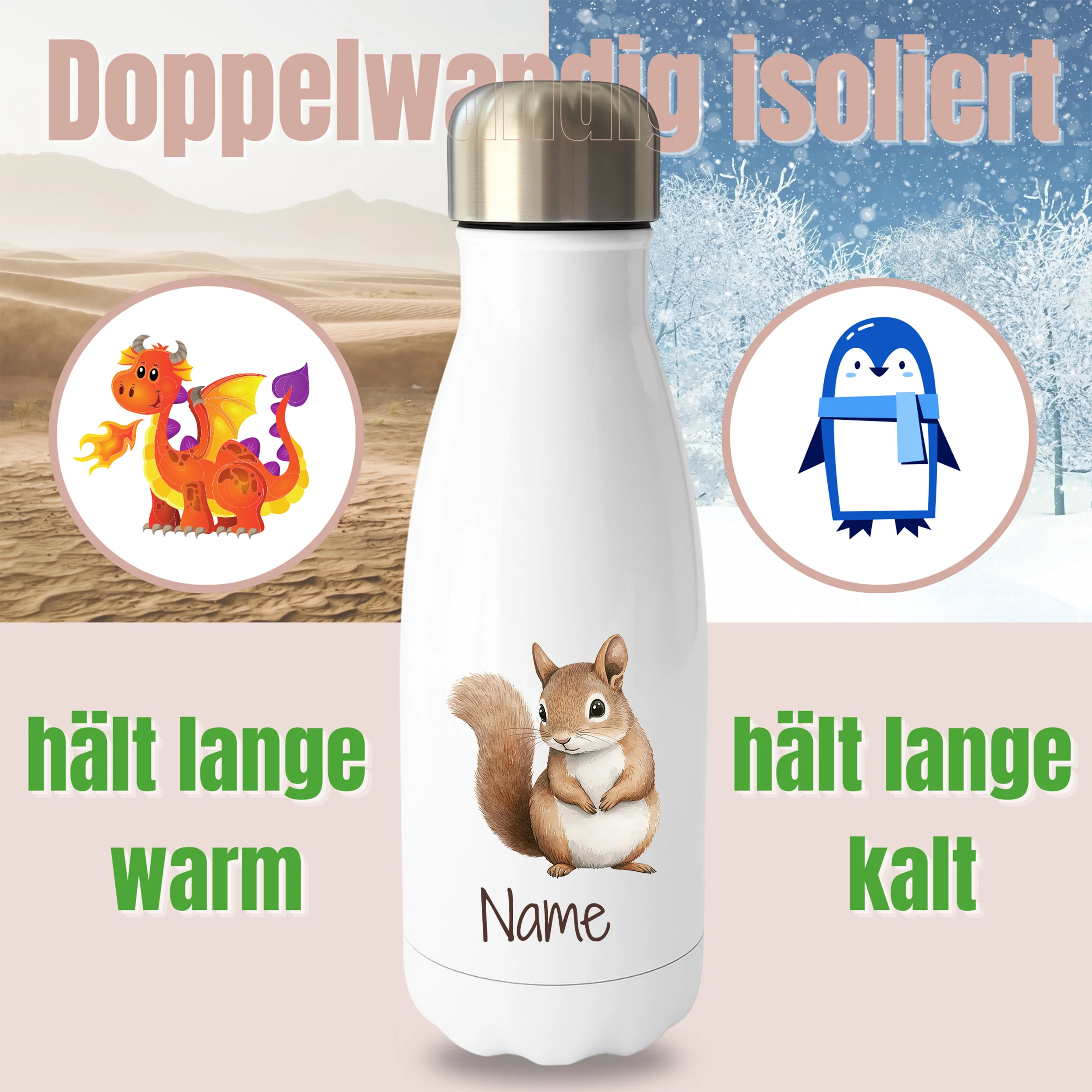 Thermoflasche Eichhörnchen - Image 2