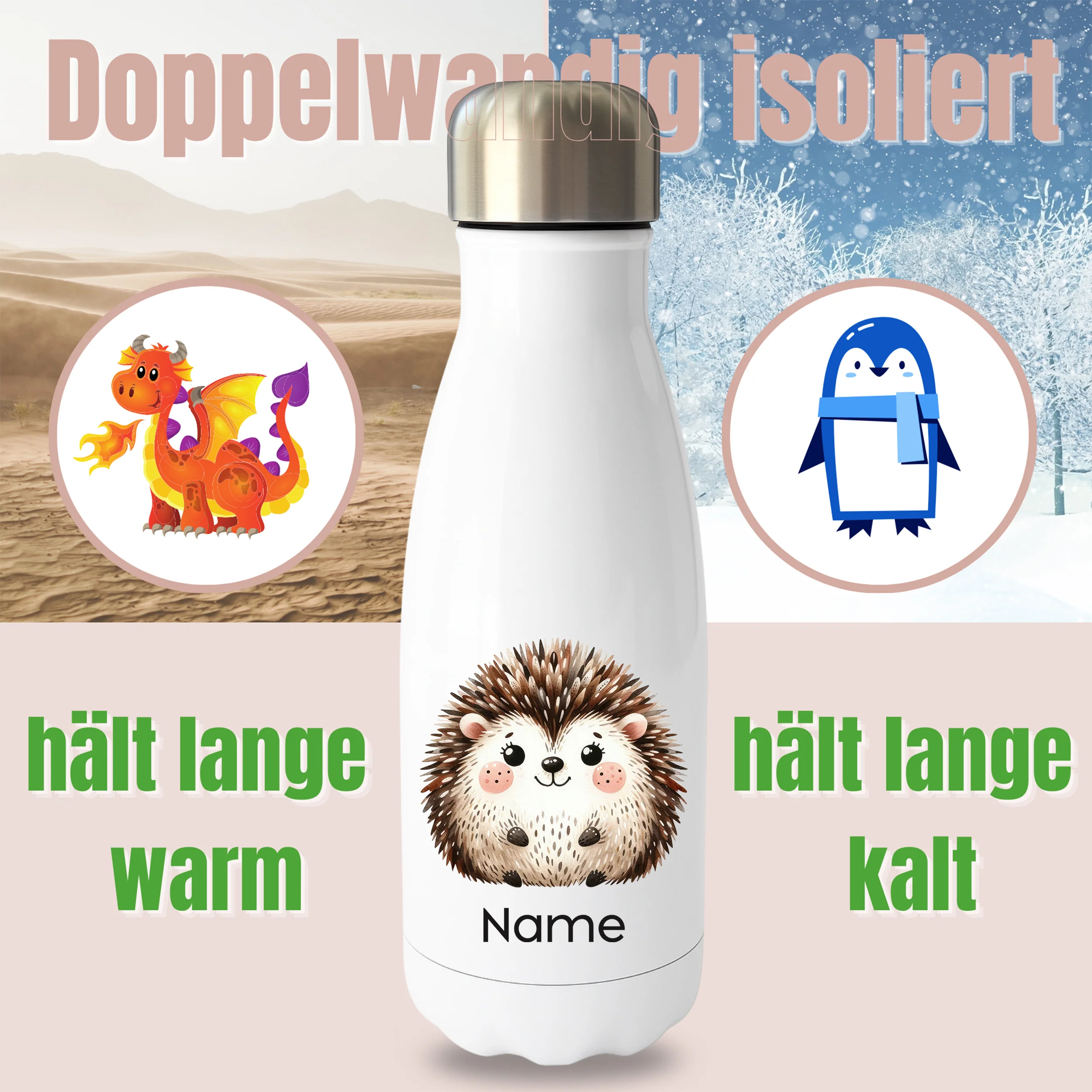 Thermoflasche Igel - Image 2