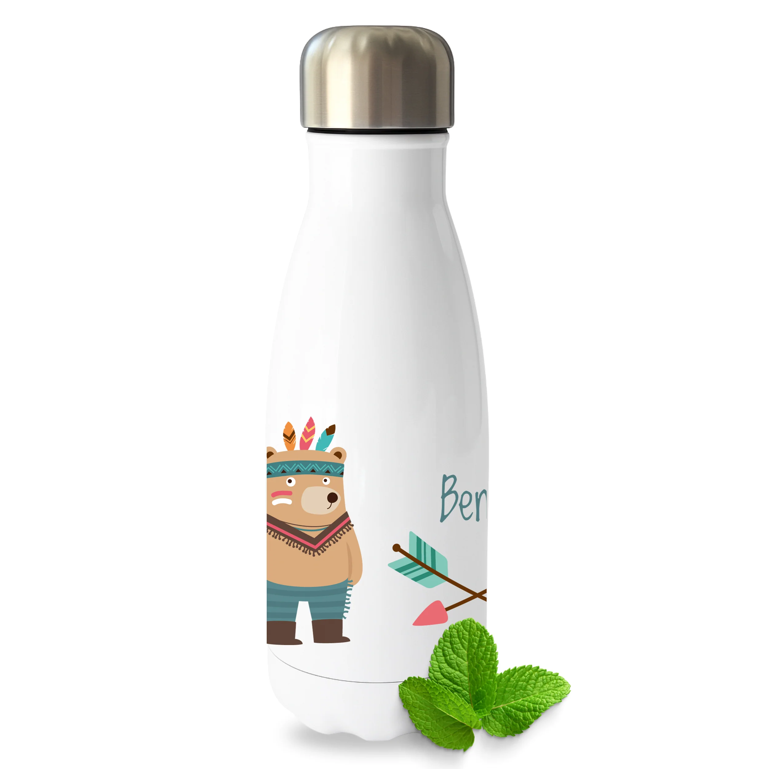 Thermoflasche Indianer-Motiv - Für Abenteuerlustige