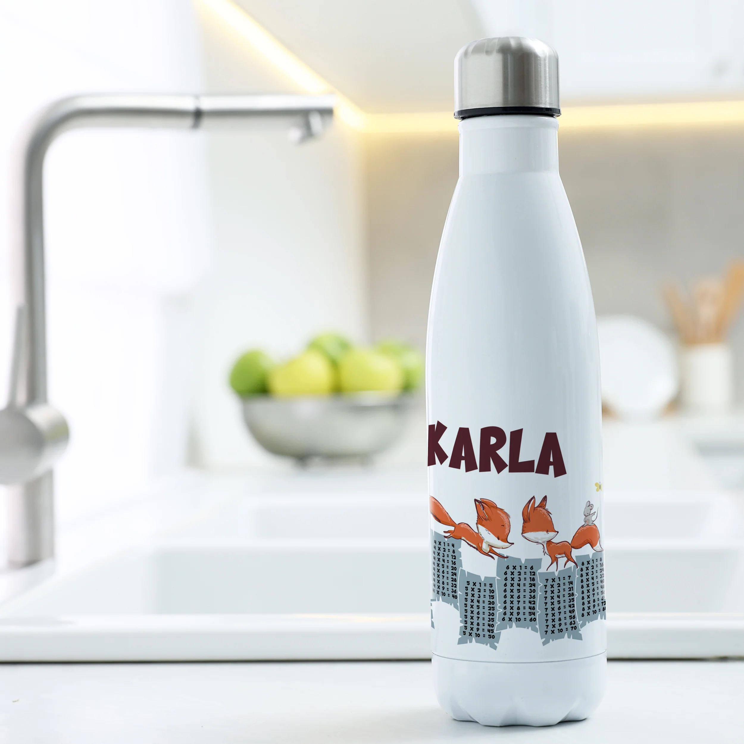Thermosflasche 1x1 mit Fuchs-Motiv - Image 4