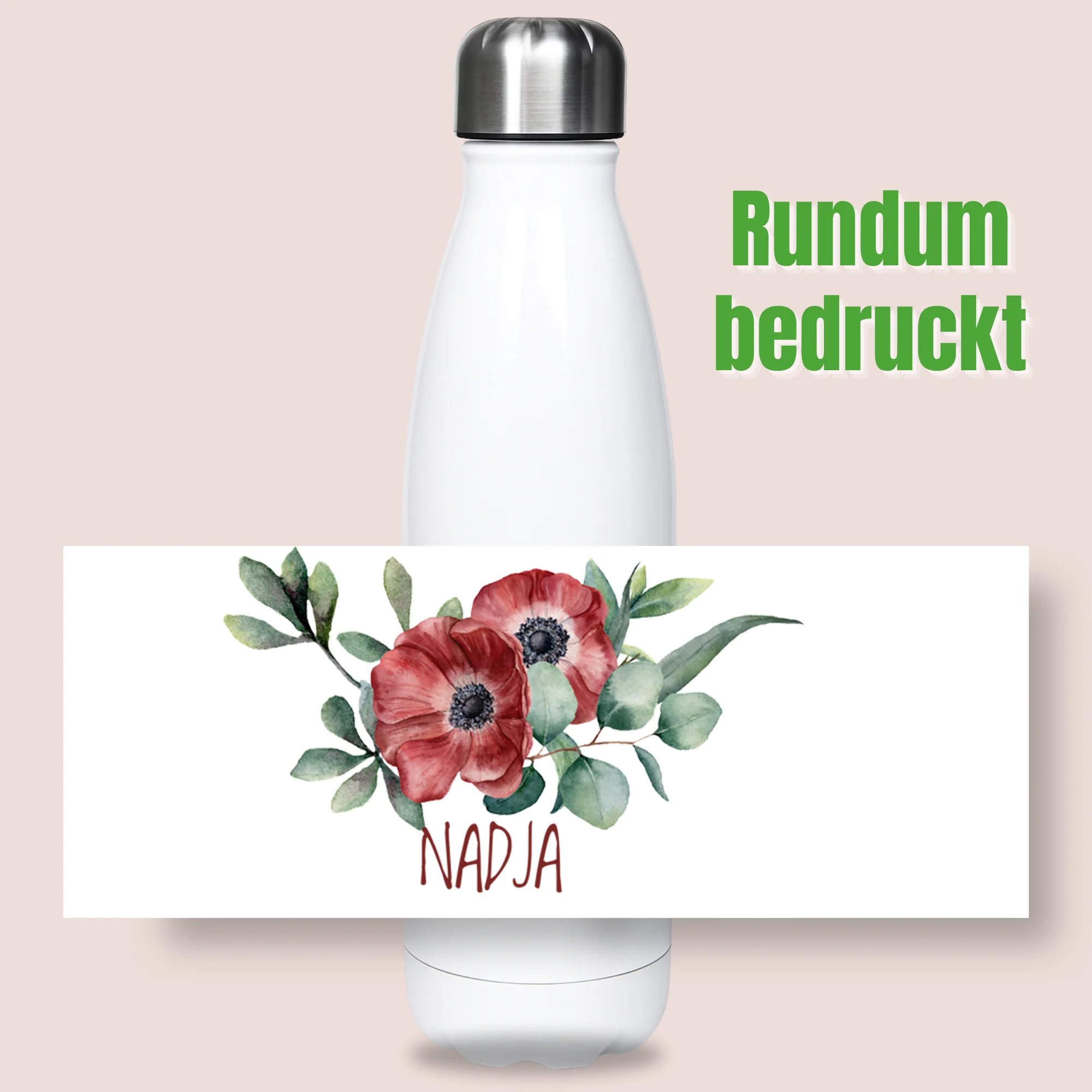 Thermosflasche Mohnblumen-Design - Image 2