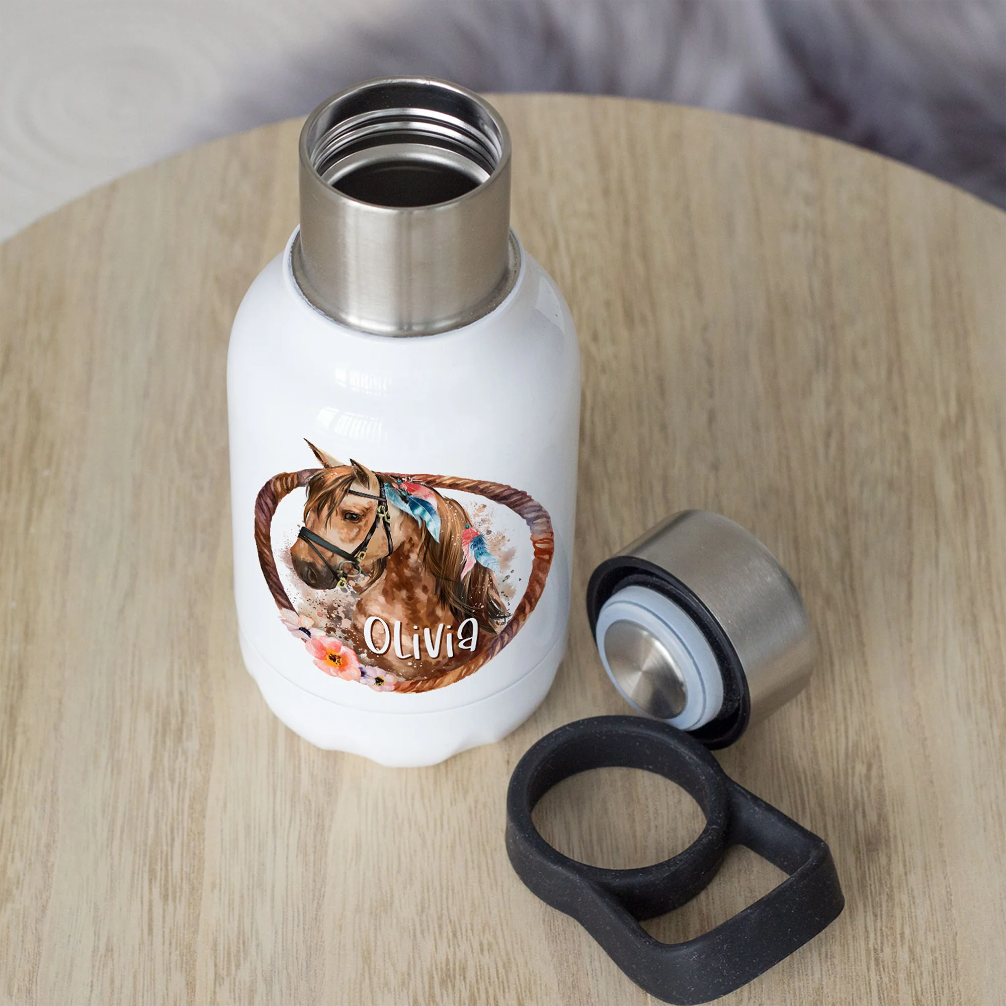 Thermosflasche  Pferd im Boho-Stil - Image 4
