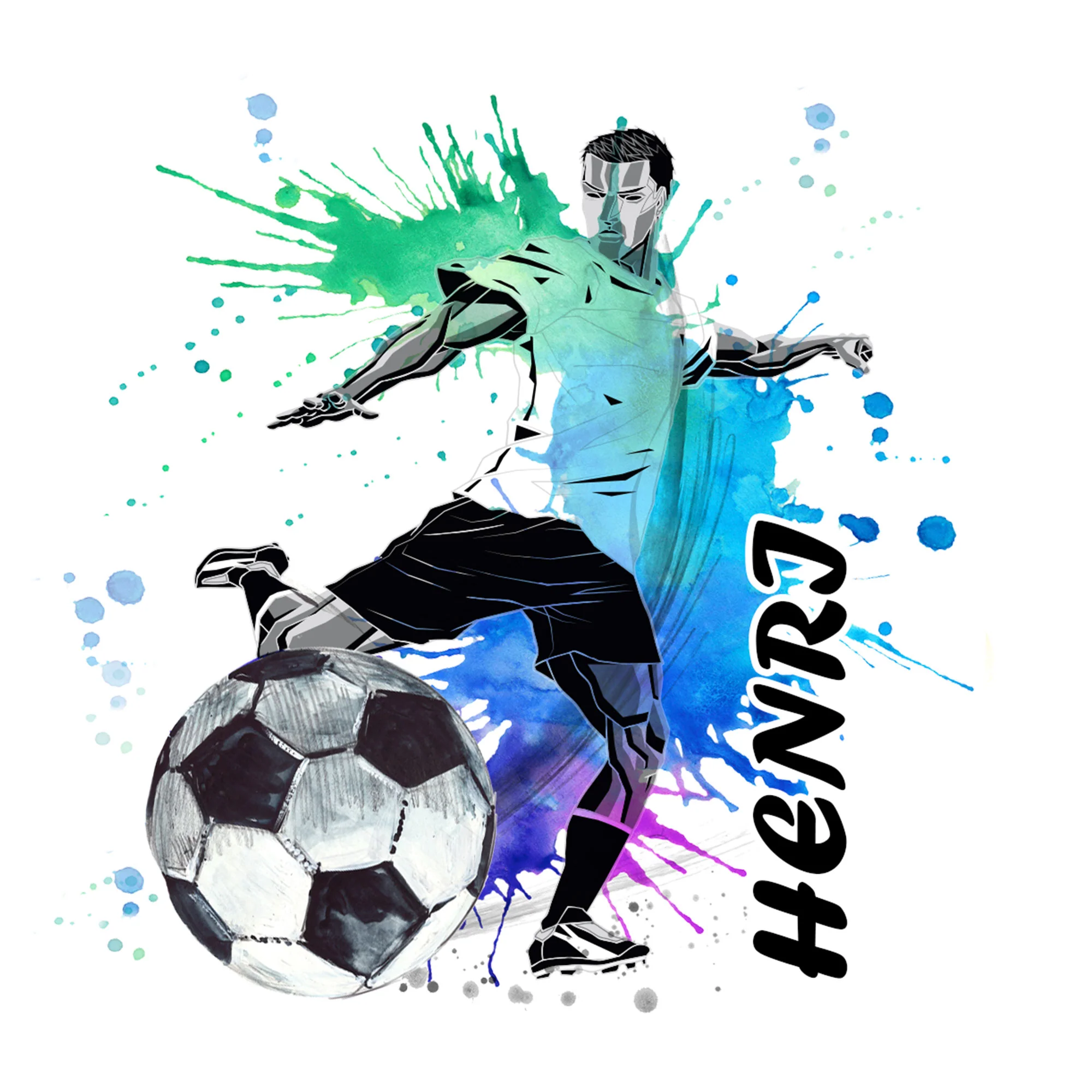 Thermosflasche mit Fußball-Motiv - Image 3