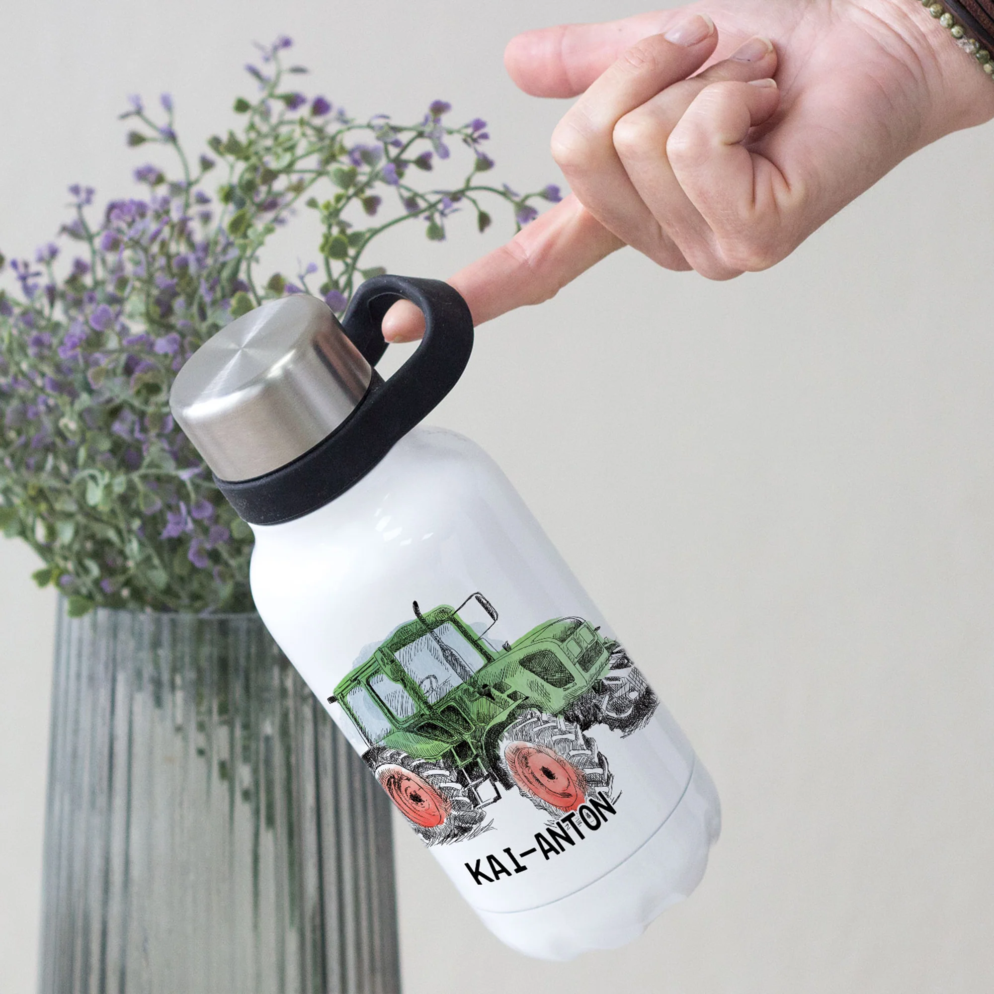 Thermosflasche Traktor im coolen Design - Image 2