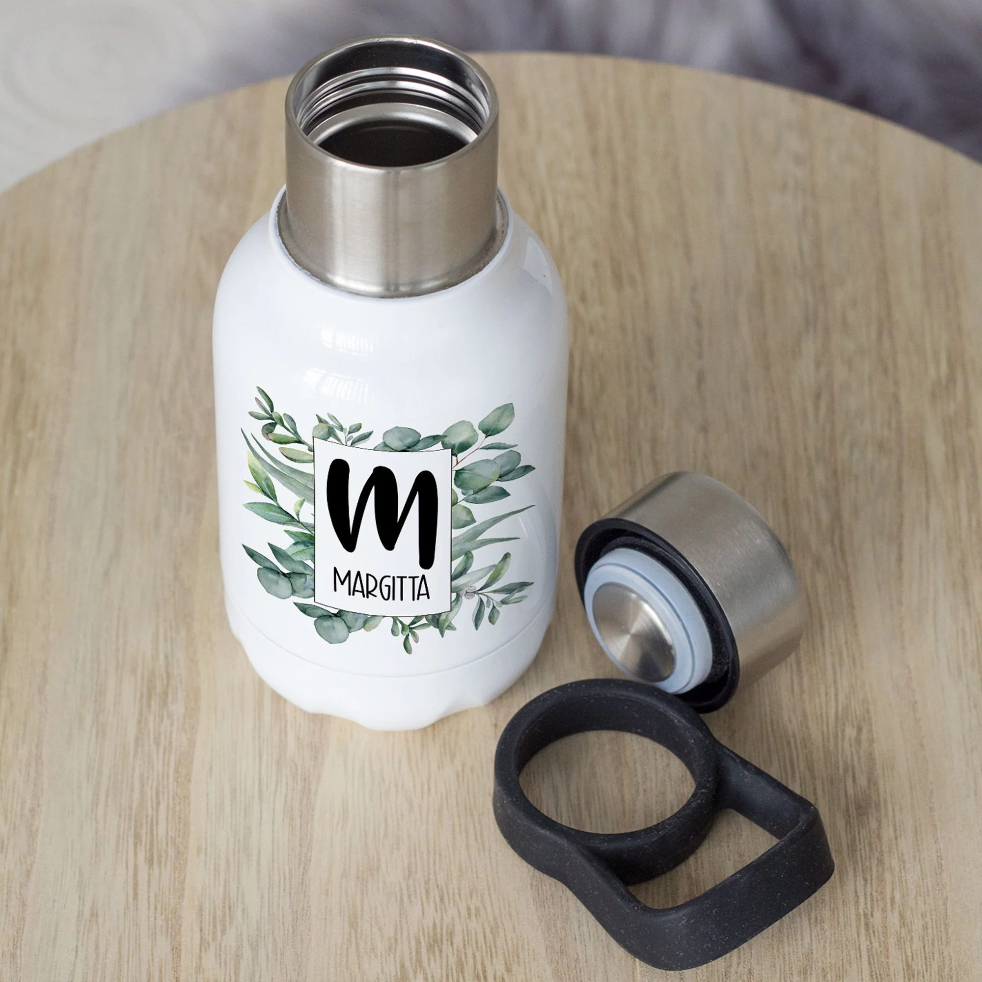 Thermosflasche Eukalyptus-Motiv - Image 4