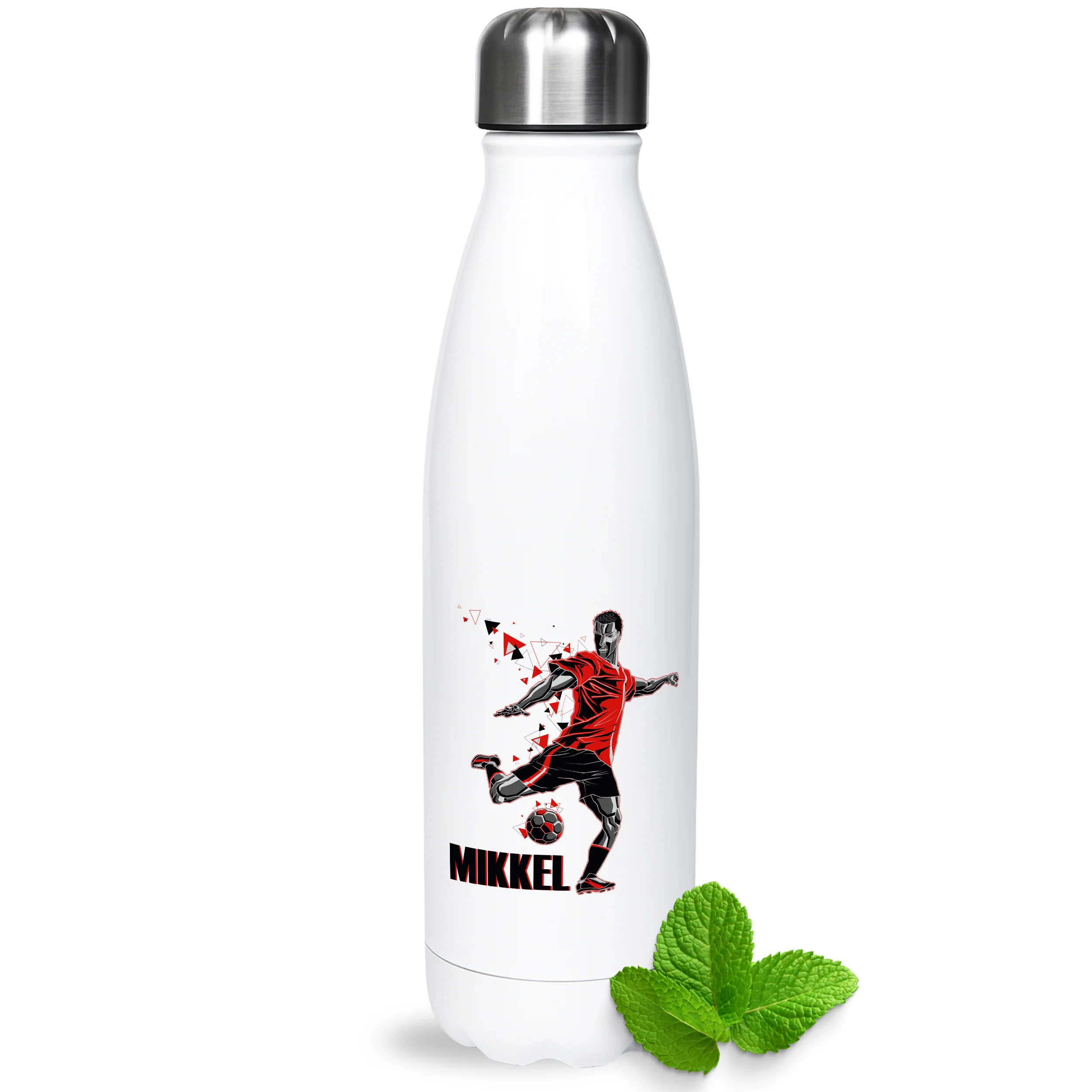 Thermosflasche Fußballspieler