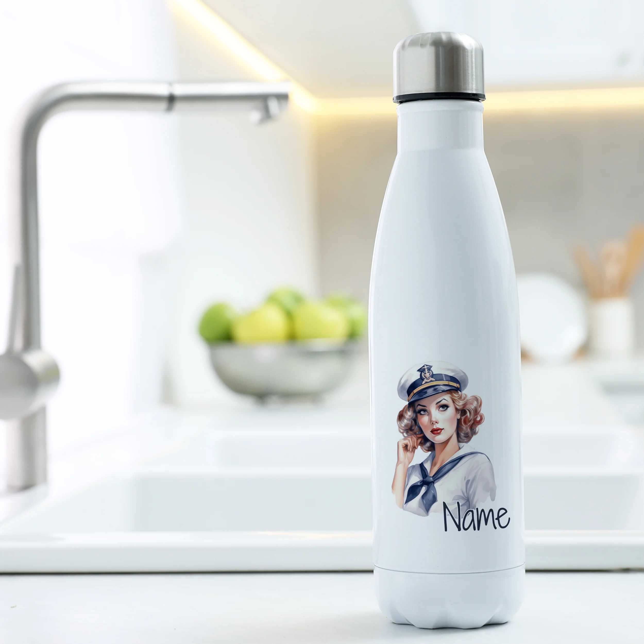 Thermosflasche mit Kapitänsmotiv - Image 4