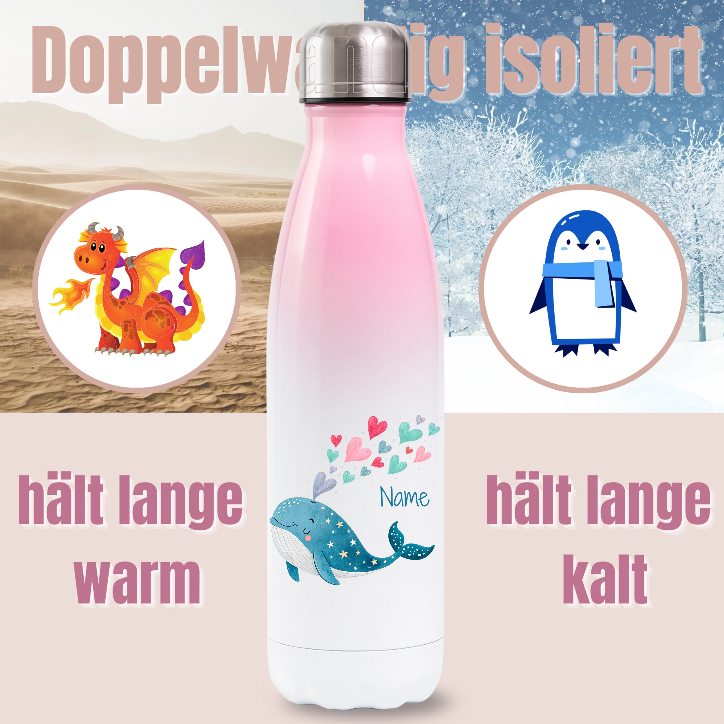 Thermosflasche Wal - Image 3