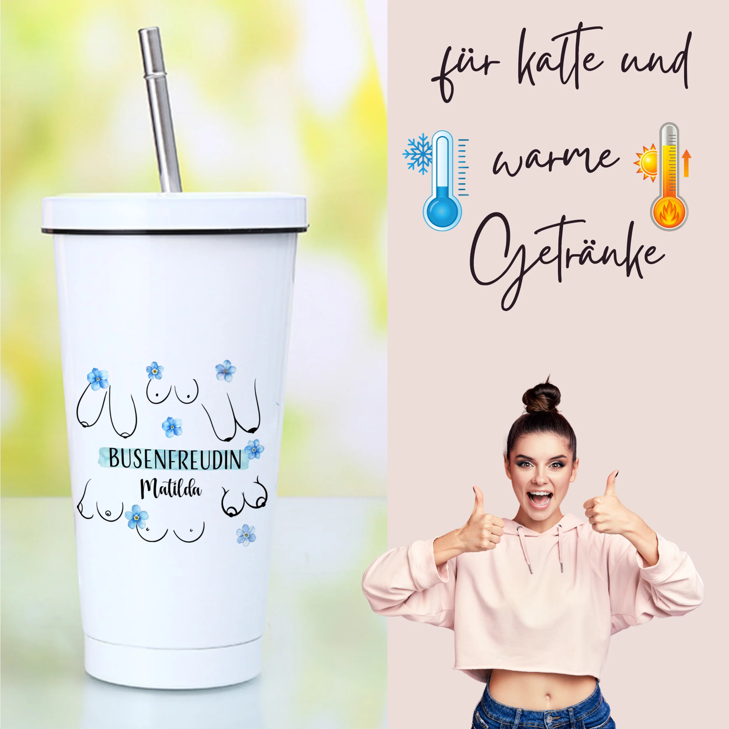 Trinkbecher Busenfreundin - Für die besten Freundinnen - Image 3