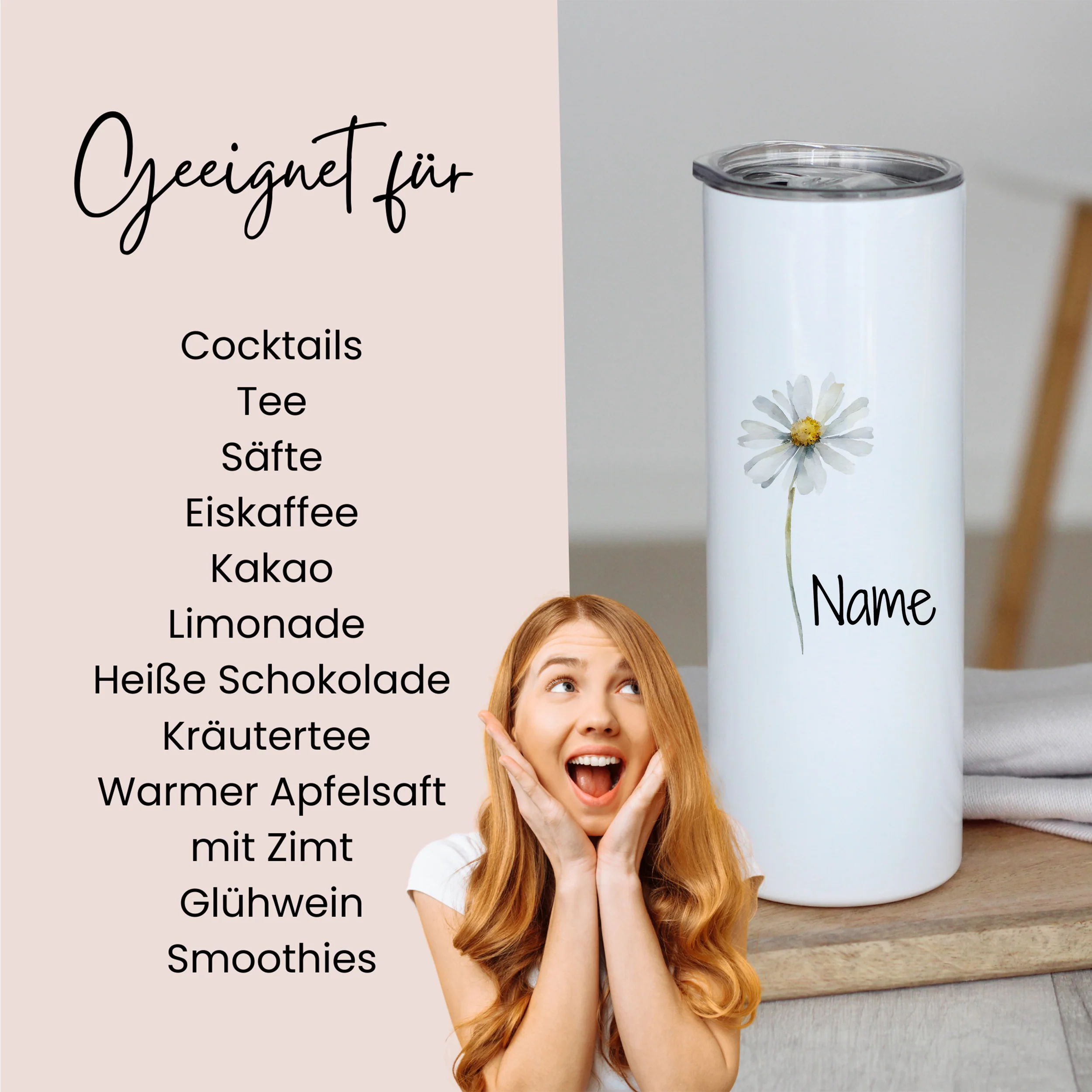 Trinkbecher Gänseblümchen - Image 3