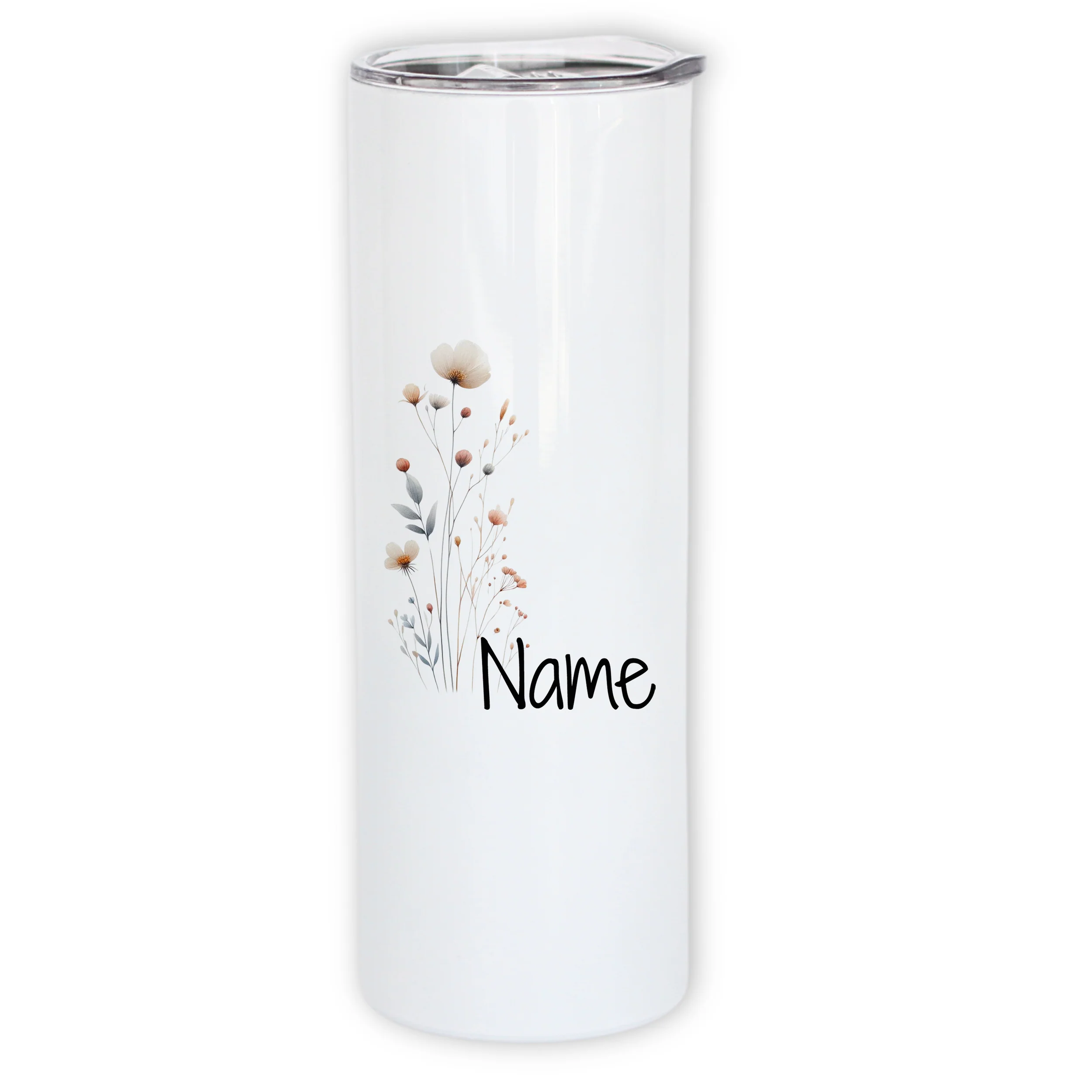 Trinkbecher mit Blumenmotiv