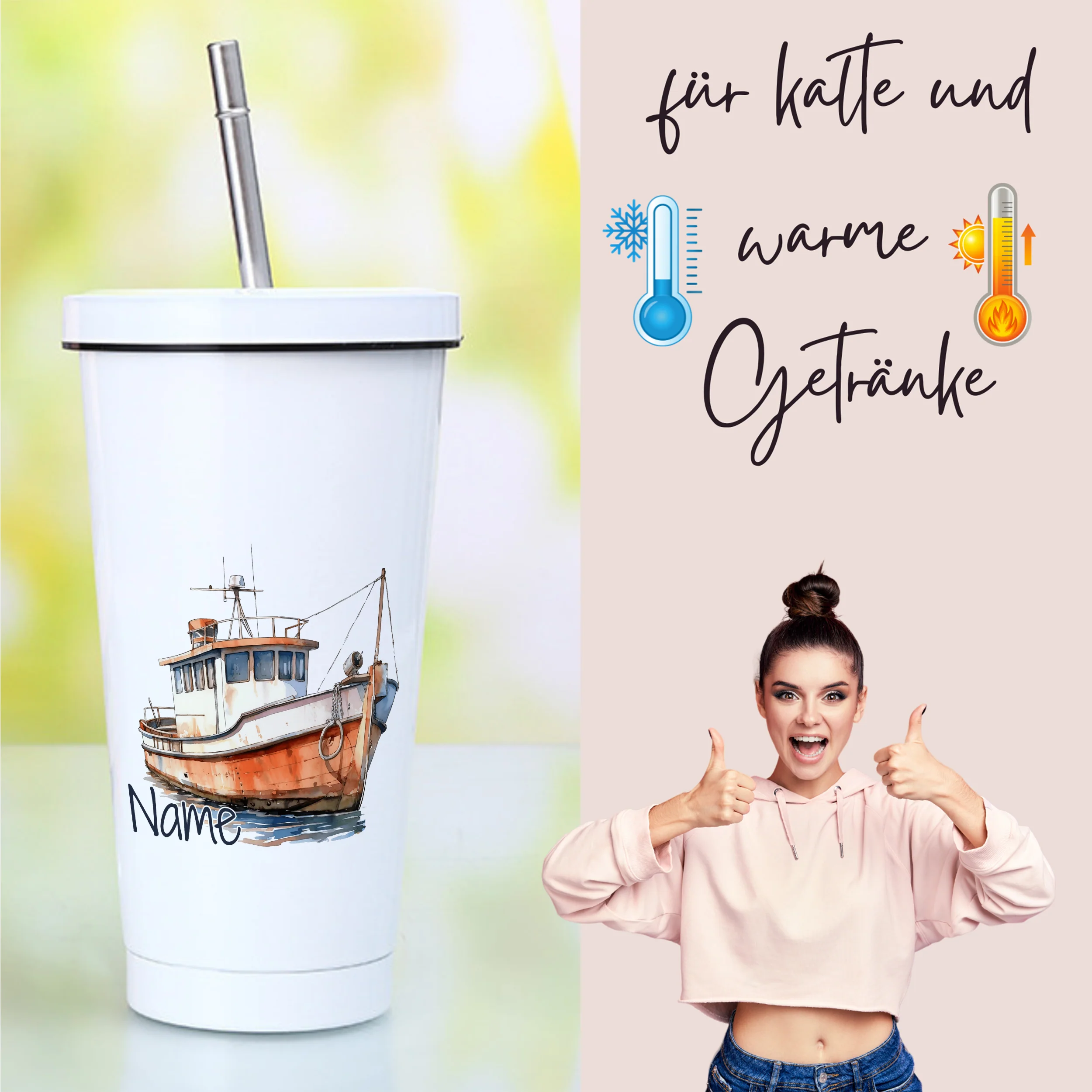 Trinkbecher mit Boot - Image 3