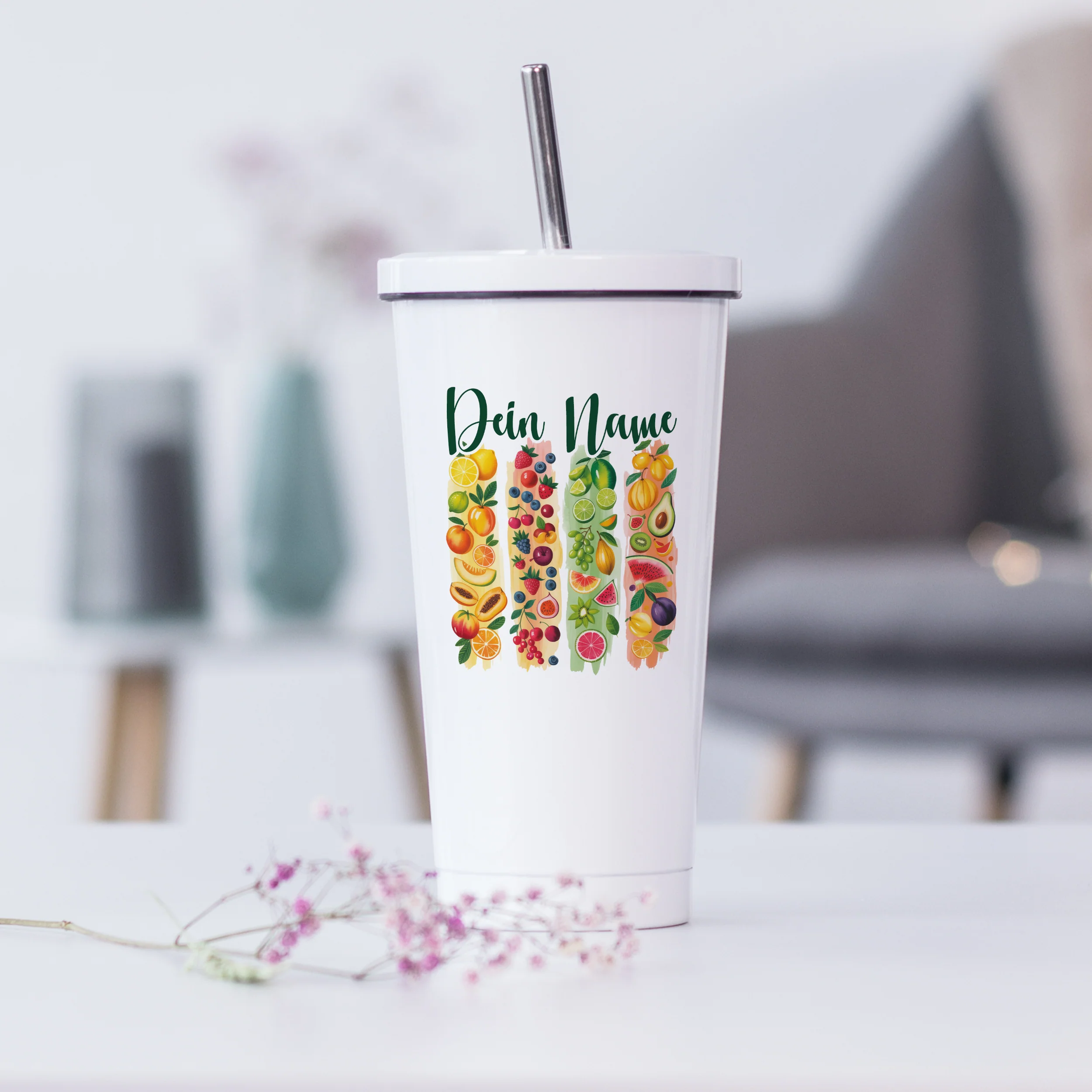 Trinkbecher mit bunten Früchten - Erfrischung für jeden Tag - Image 2
