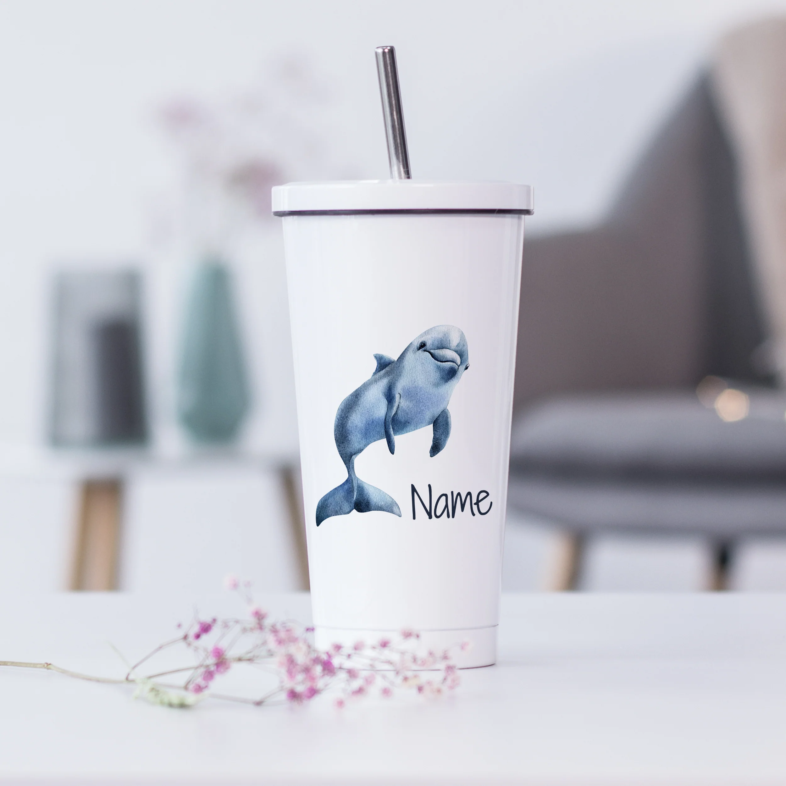 Trinkbecher mit Delfin - Image 2