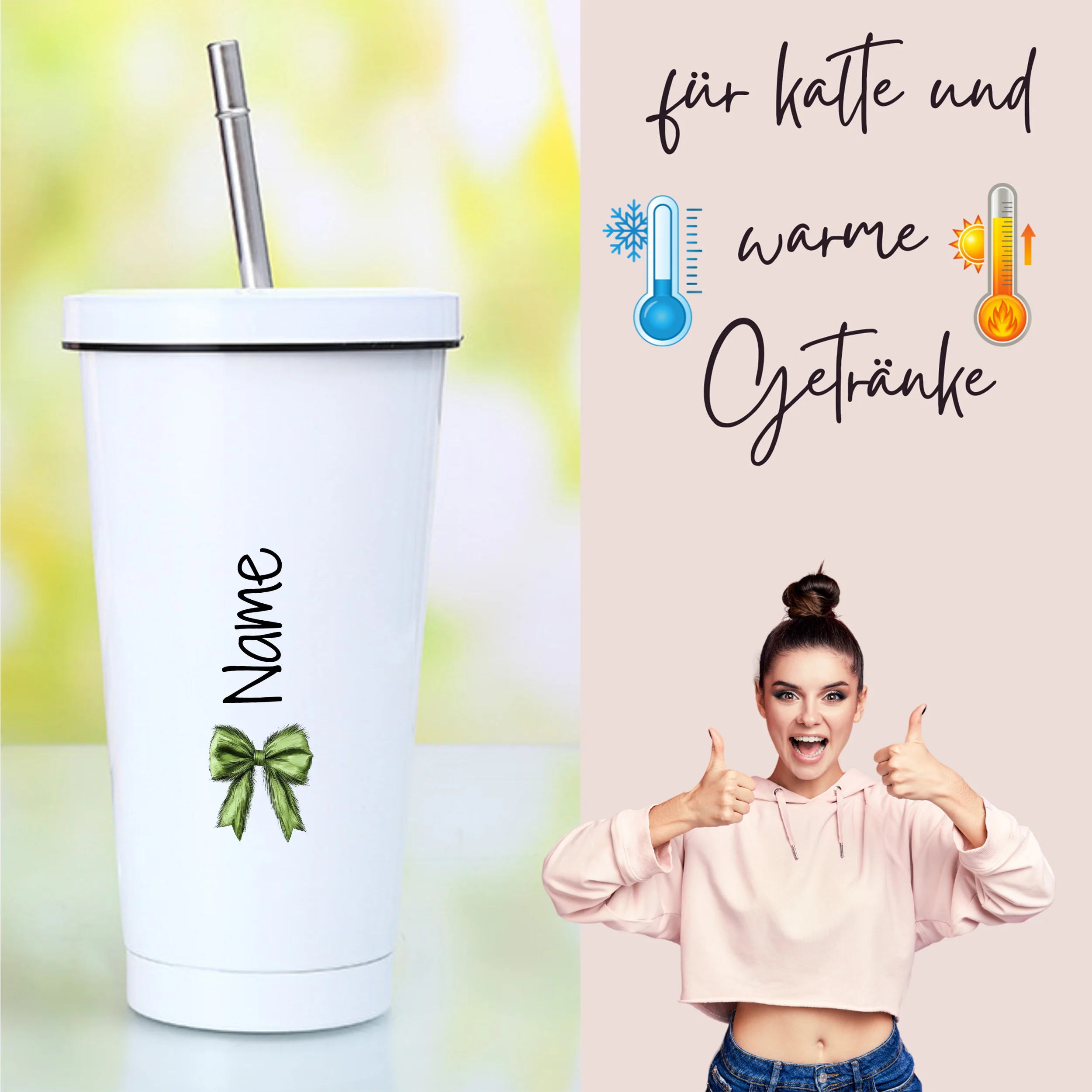 Trinkbecher mit Schleife - Image 3
