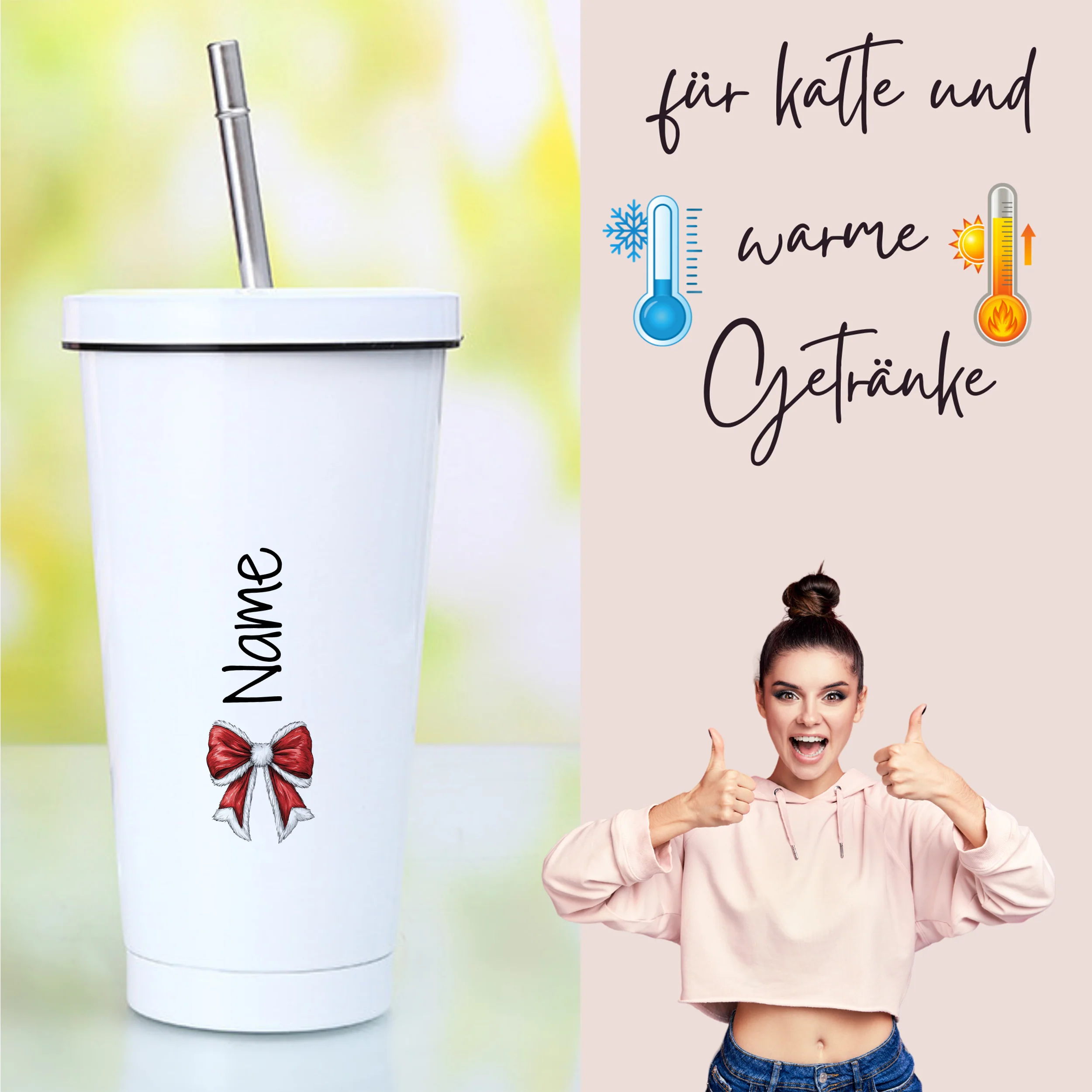 Trinkbecher mit Schleife - Image 3