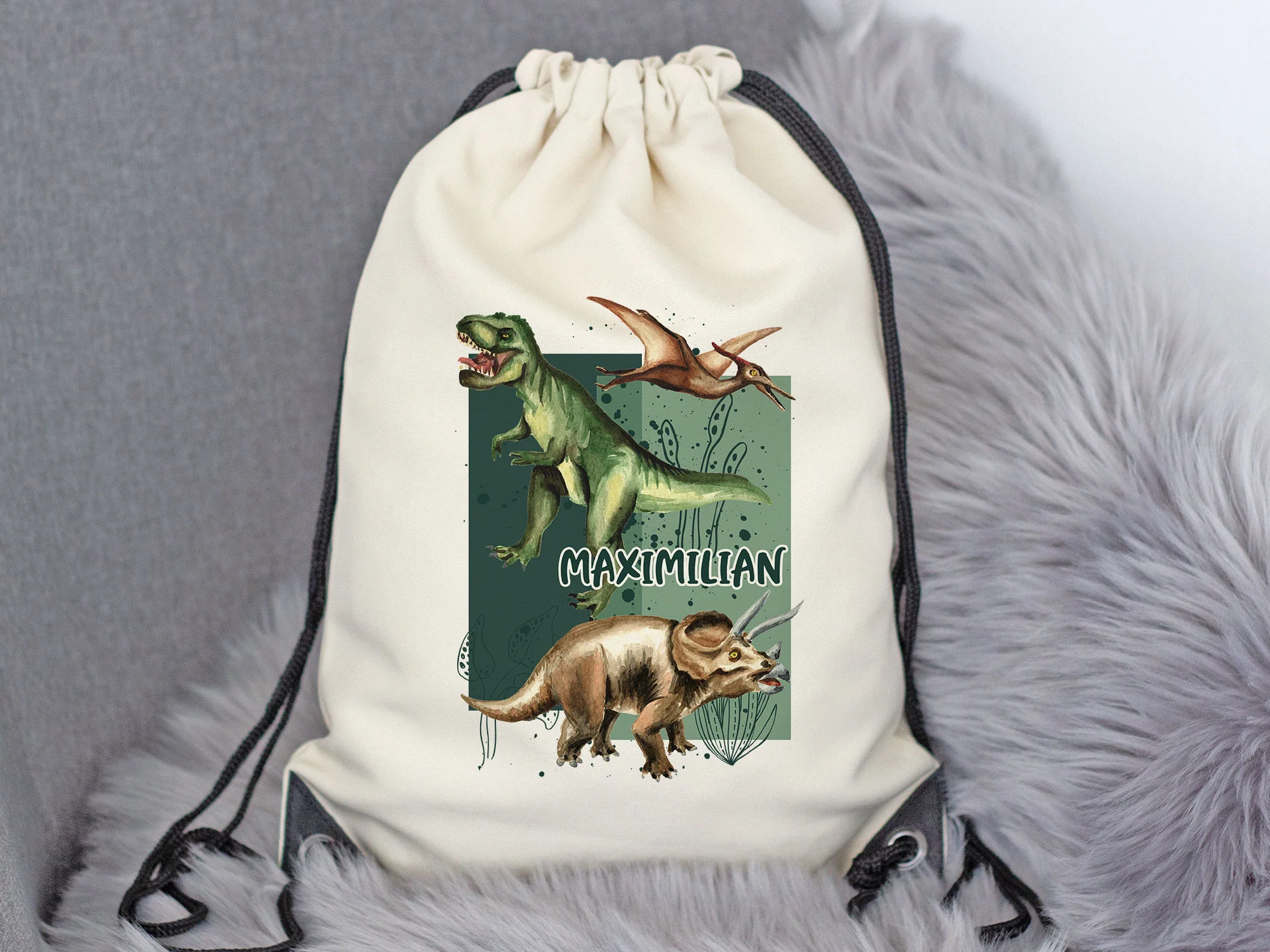 Turnbeutel Dinosaurier Abenteuer - Image 2