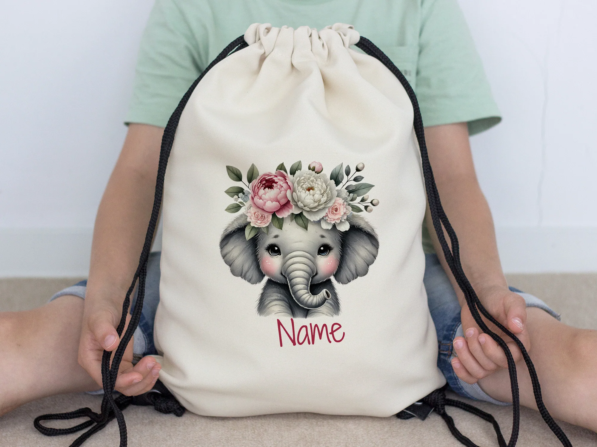 Turnbeutel Elefant - Image 5