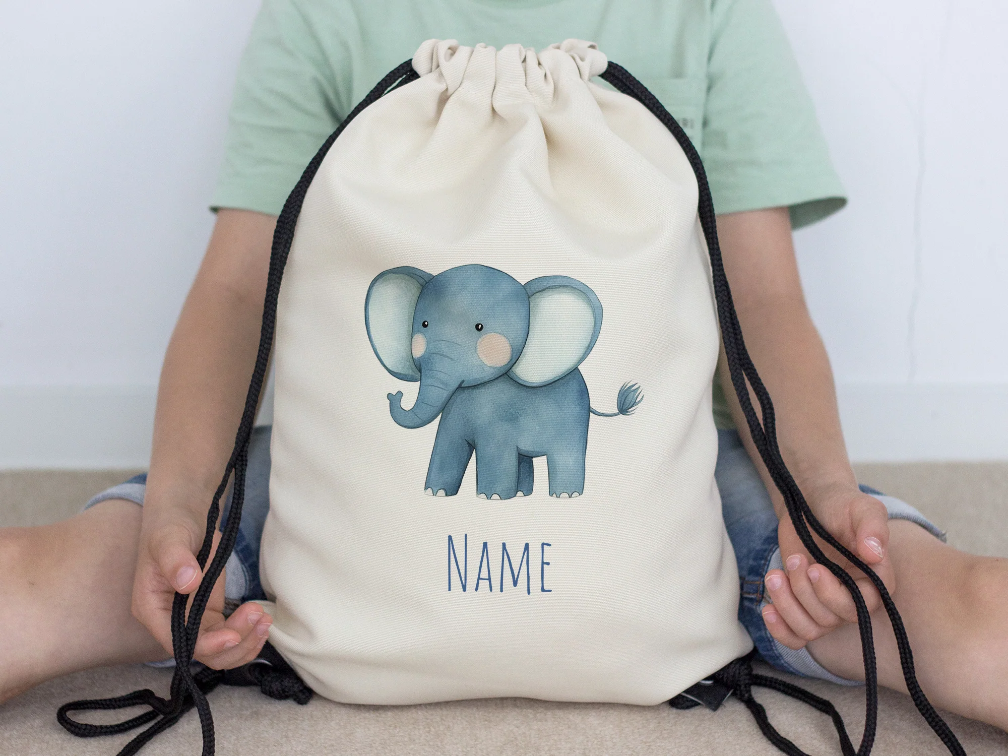Turnbeutel Elefant - Image 5