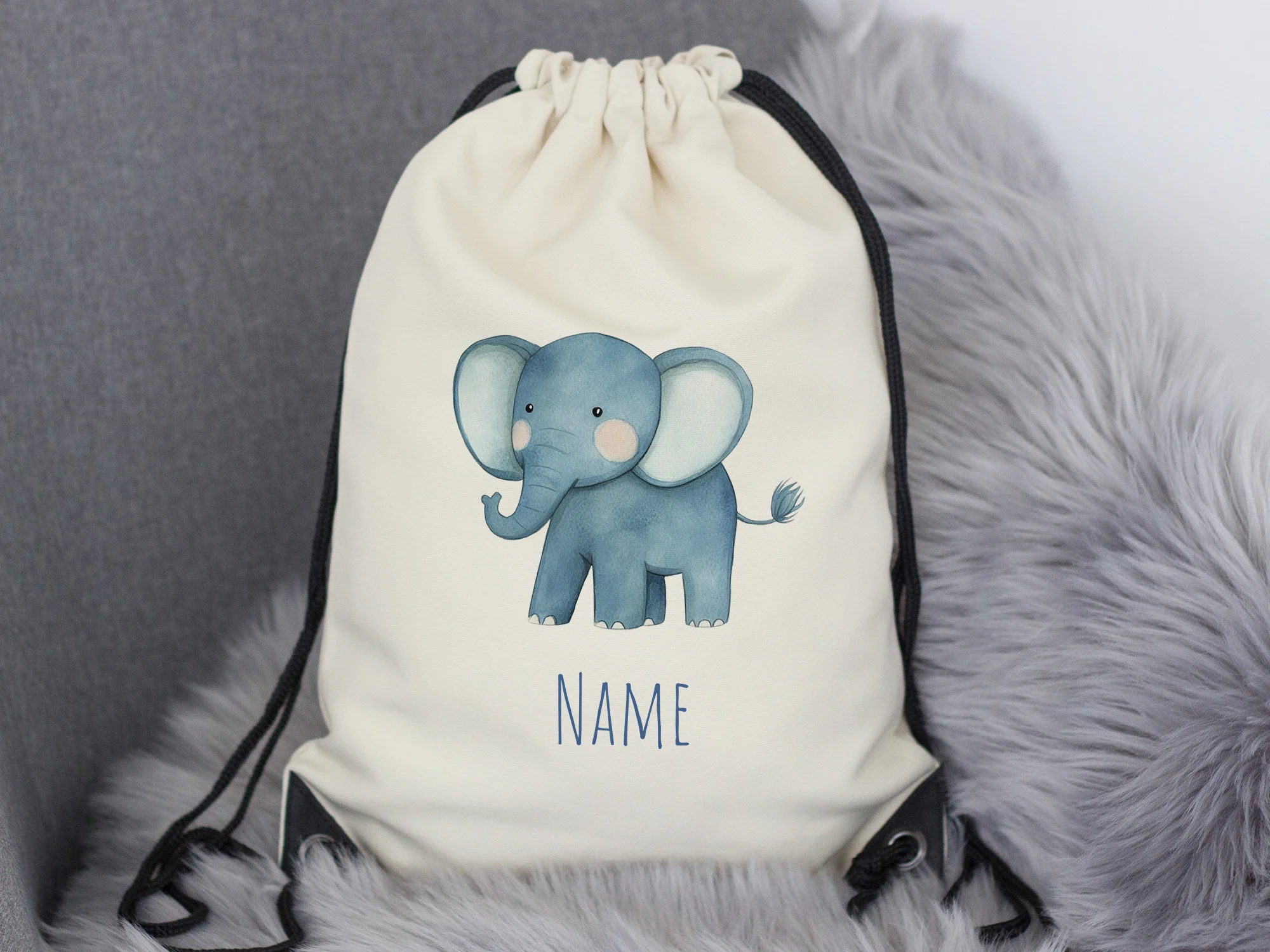 Turnbeutel Elefant - Image 6