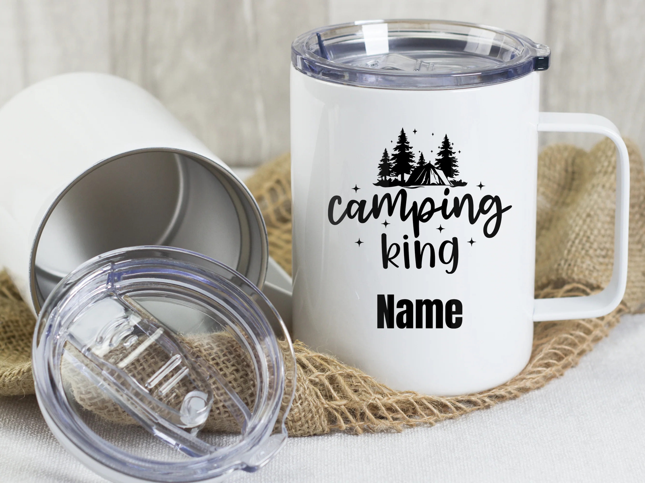 Wanderbecher Camping King - Dein Abenteuer wartet - Image 3