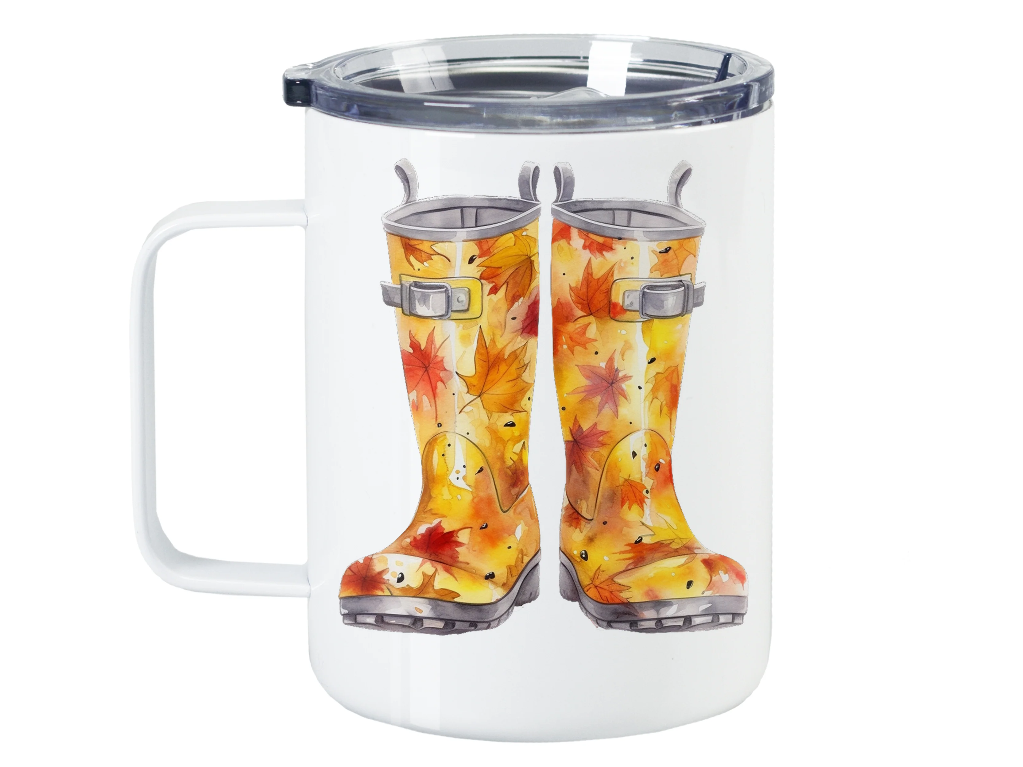 Wanderbecher Gummistiefel - Farbenspiel für Naturliebhaber